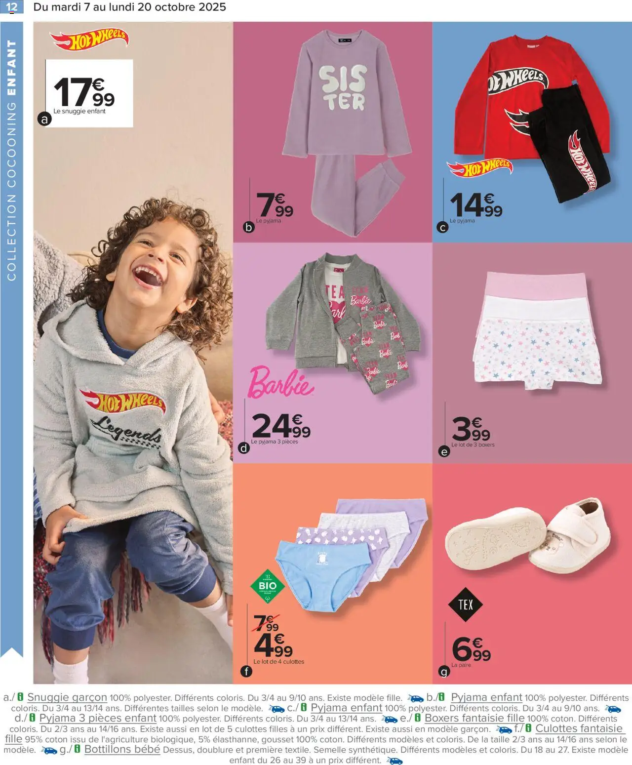 {H1} | Page: 14 | Produits: Coton, Pyjama