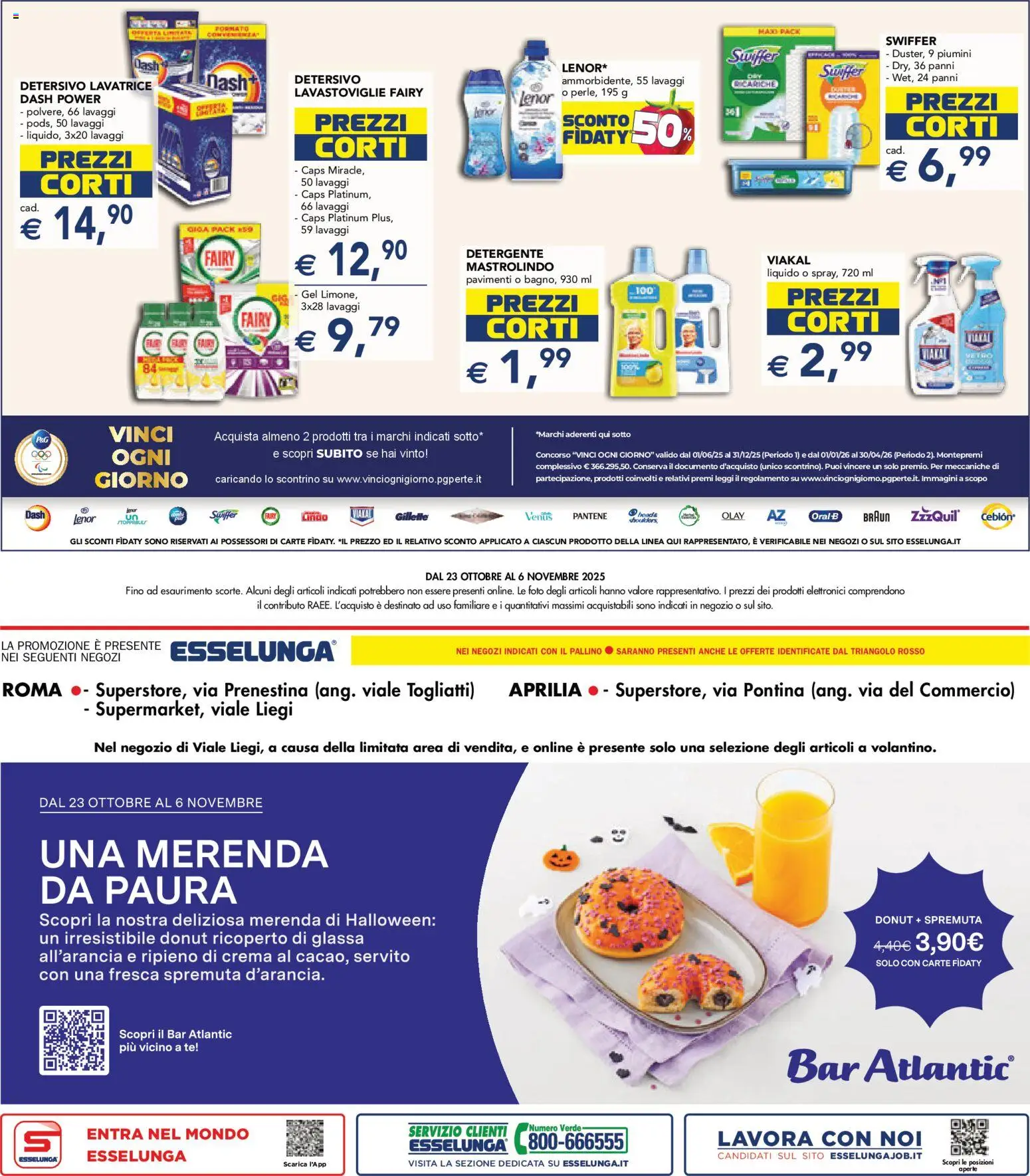 Volantino Esselunga S del 23.10.2025 | Pagina: 36 | Prodotti: Detergente, Tè, Lavatrice, Glassa