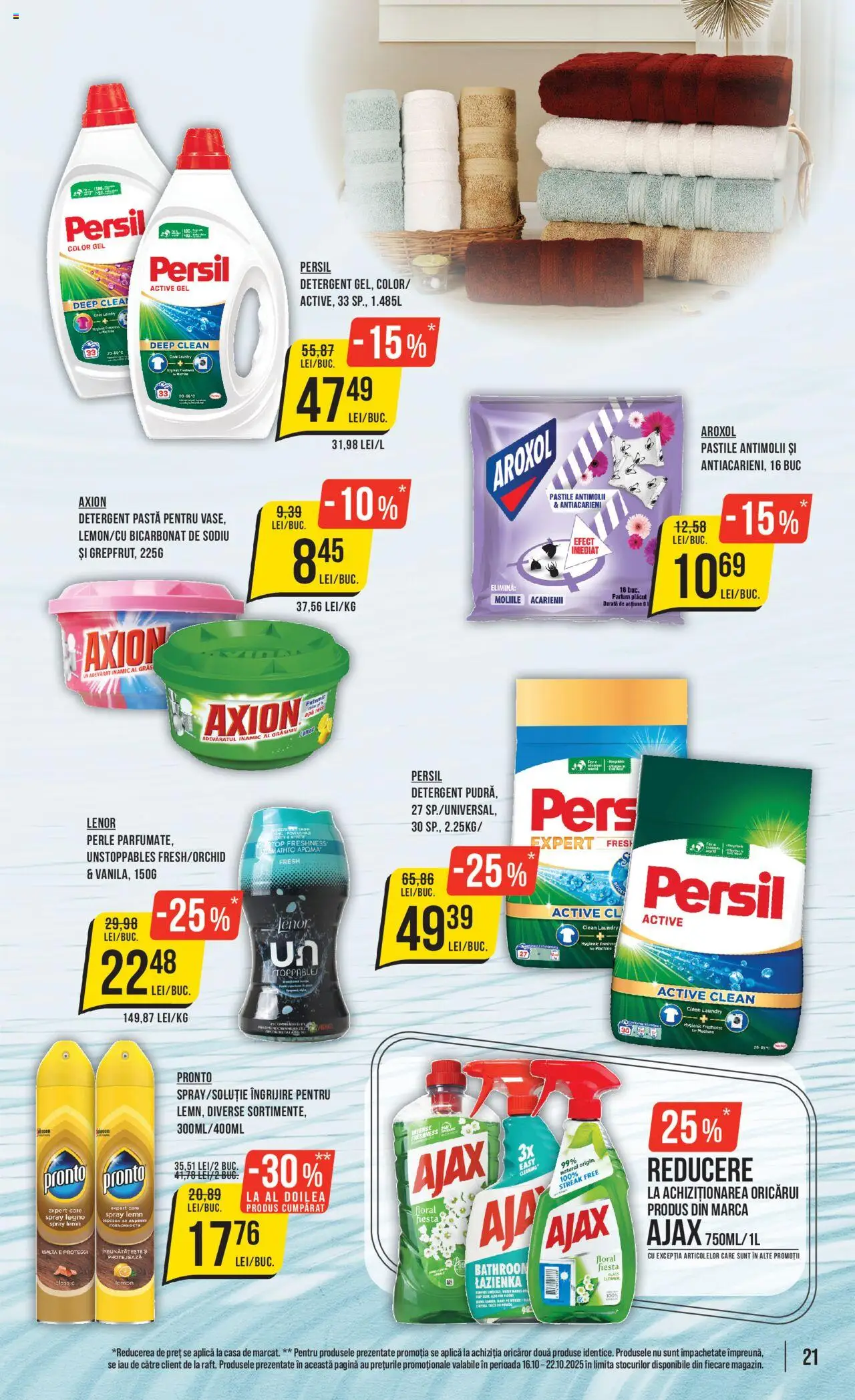 Noul catalog Mega Image – valabil de la 16.10.2025 | Pagină: 21 | Produse: Pomelo, Akrilik boya, Parfum, Detergent