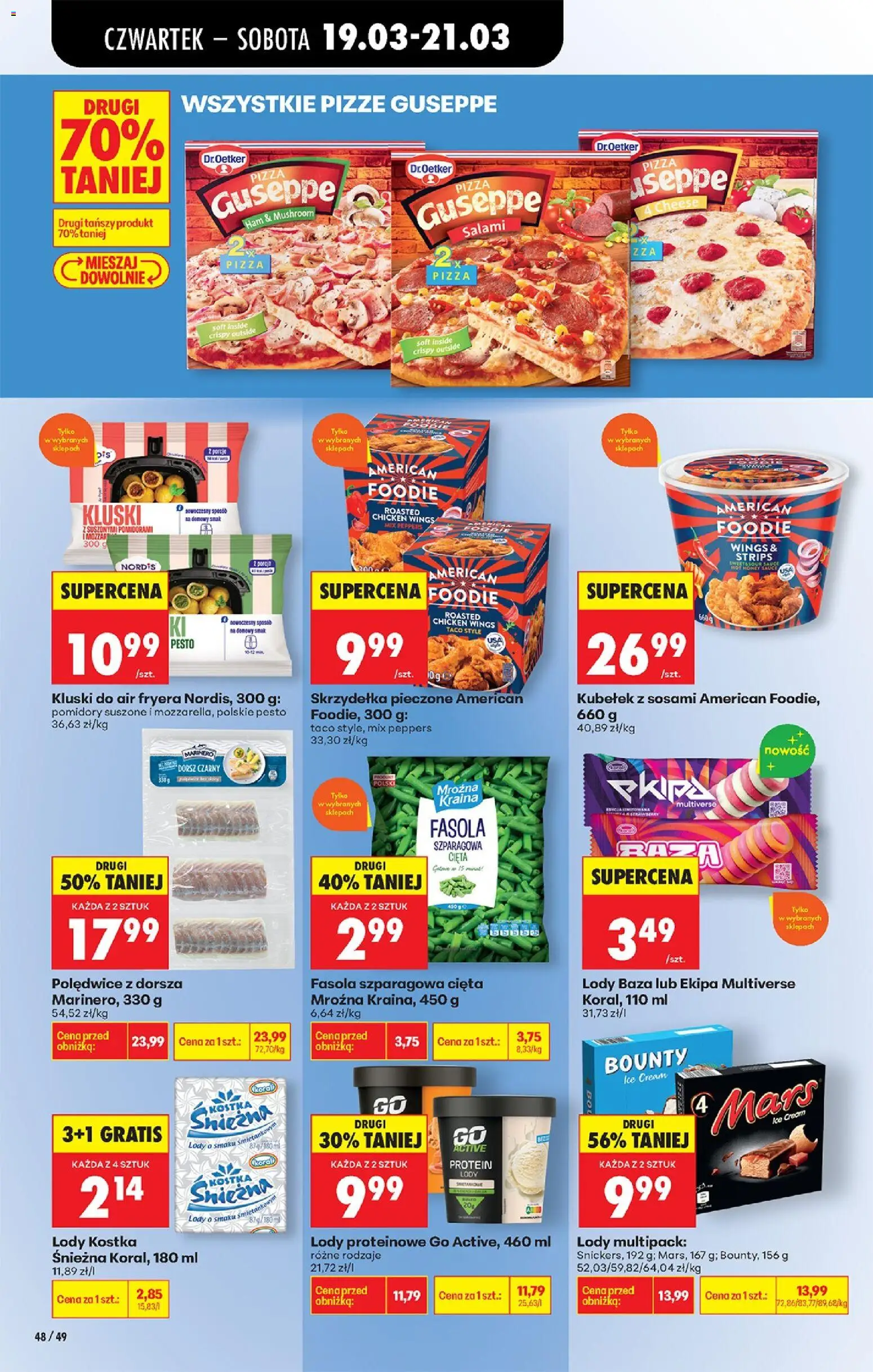 Biedronka gazetka od czwartku od 19.03.2026 | Strona: 58 | Produkty: Pesto, Pomidory suszone, Lody proteinowe, Lody