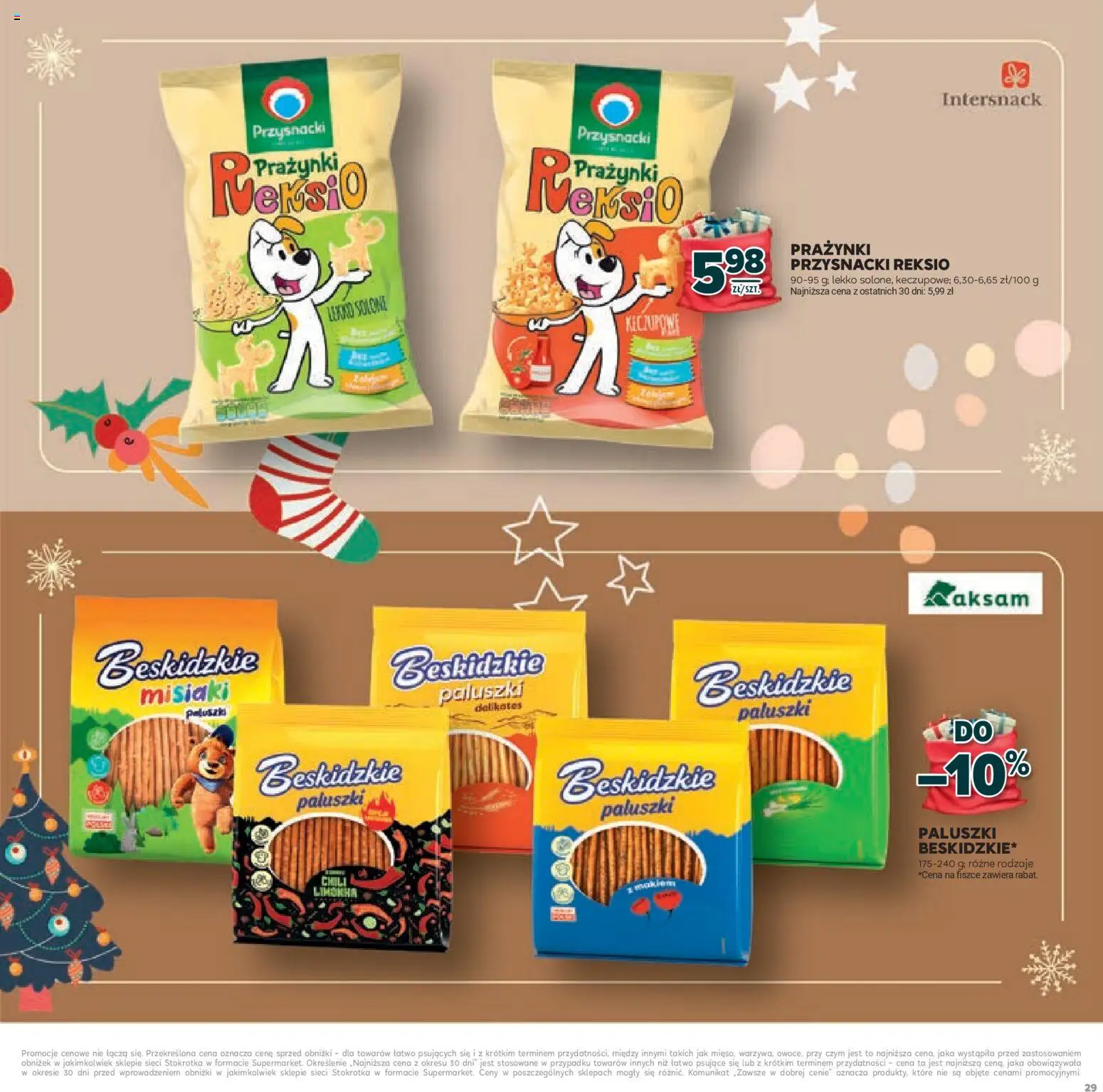 Stokrotka Gazetka - Mikołajki od 20.11.2025 | Strona: 29 | Produkty: Chili, Stokrotka, Paluszki