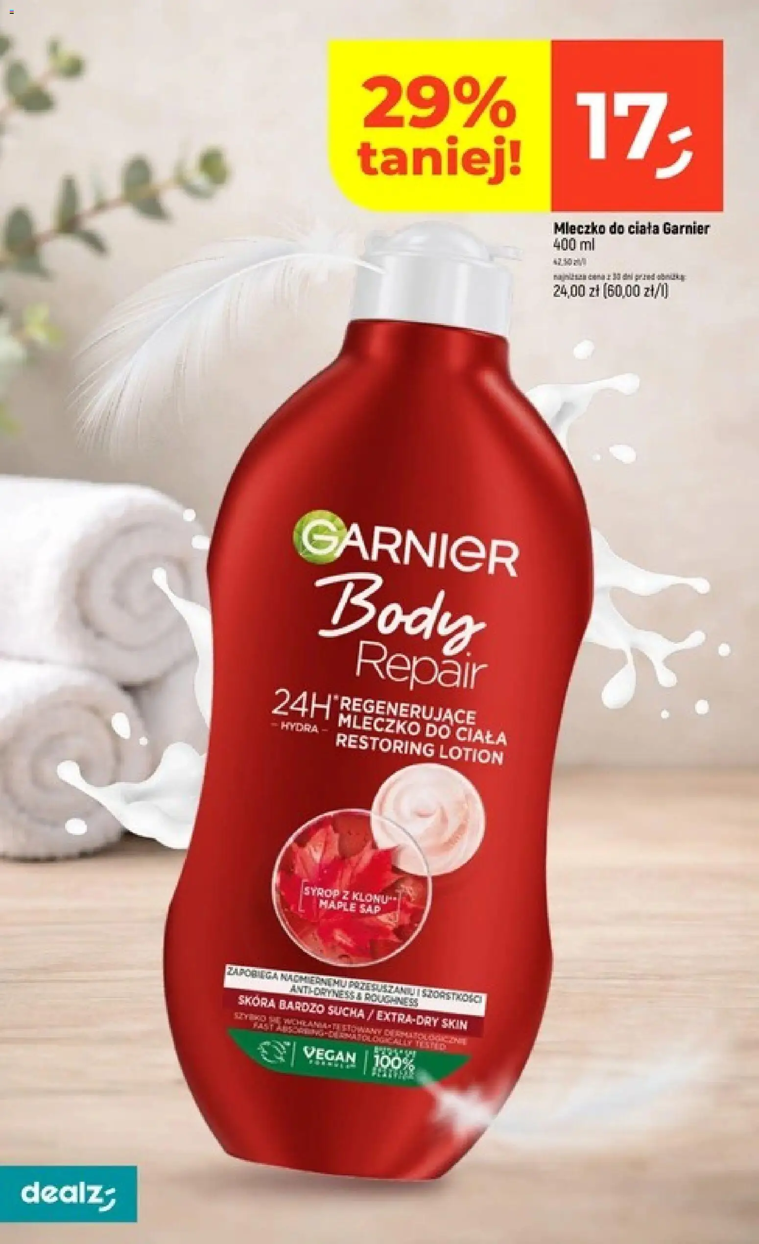 Dealz Gazetka od 05.02.2026 | Strona: 32 | Produkty: Syrop, Body, Mleczko do ciała, Lotion