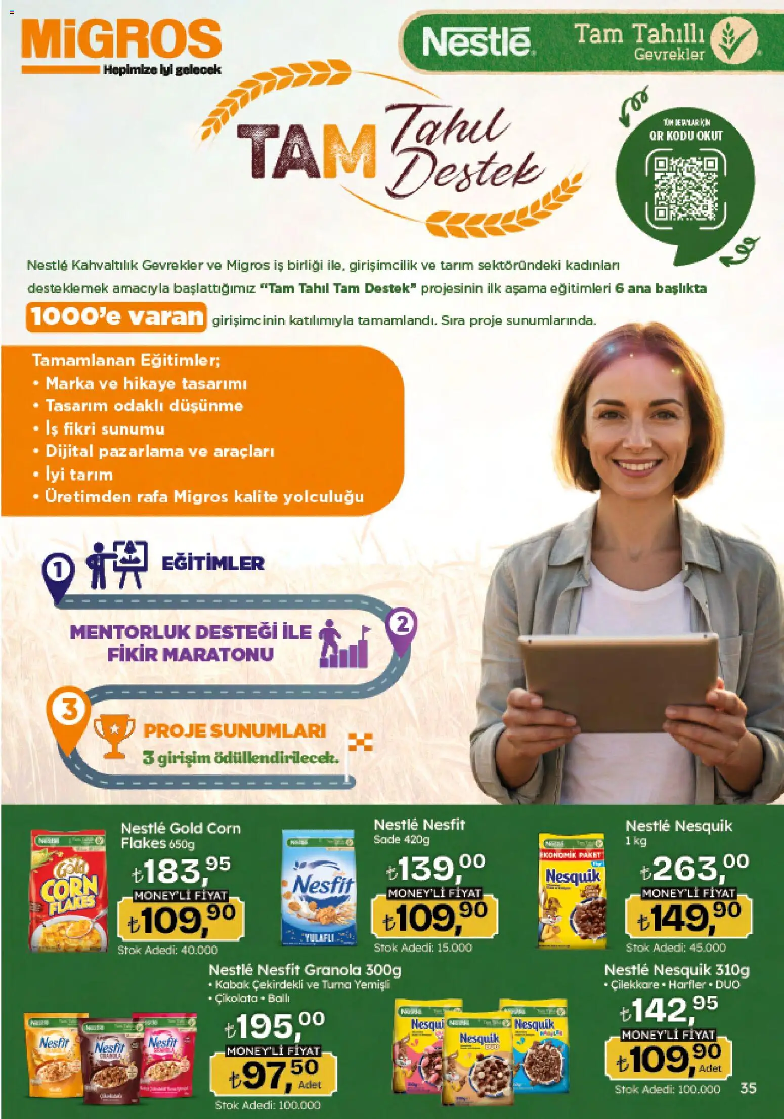 Migros Black Friday - 20.11.2025 tarihinden itibaren geçerlidir | Sayfa: 35 | Ürünler: Kabak, Tahıl