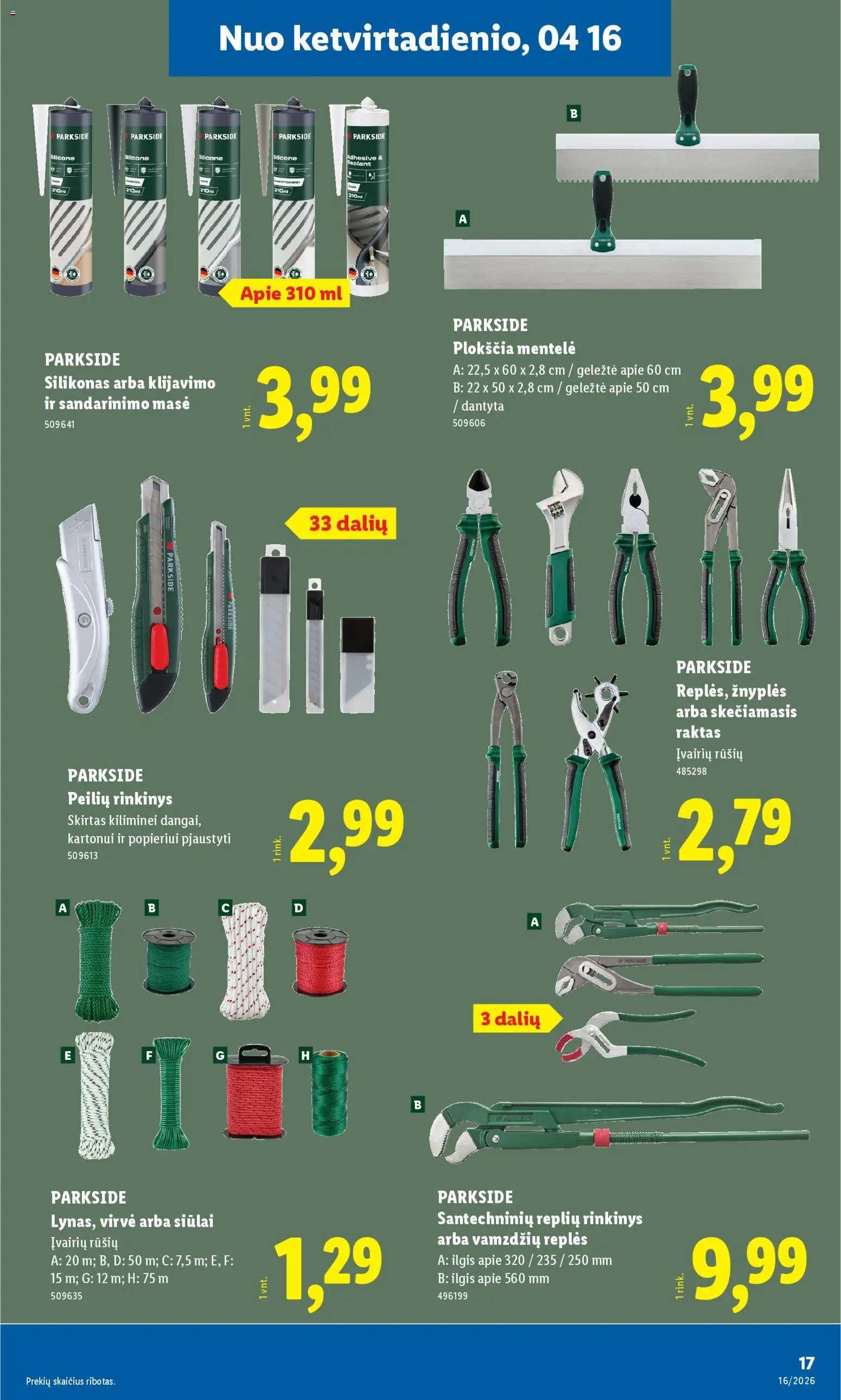 LIDL akcijos nuo 13.04.2026 | Puslapis: 17