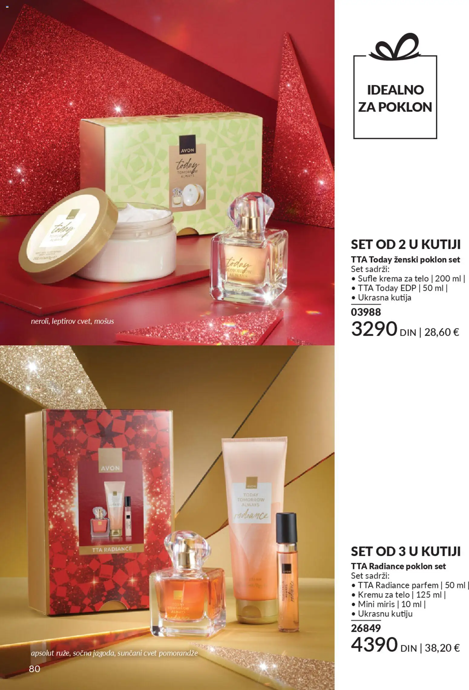 AVON katalog - važi od 29.12.2025 | Strana: 82 | Proizvode: Parfem, Kutija, Krema, Krema za telo