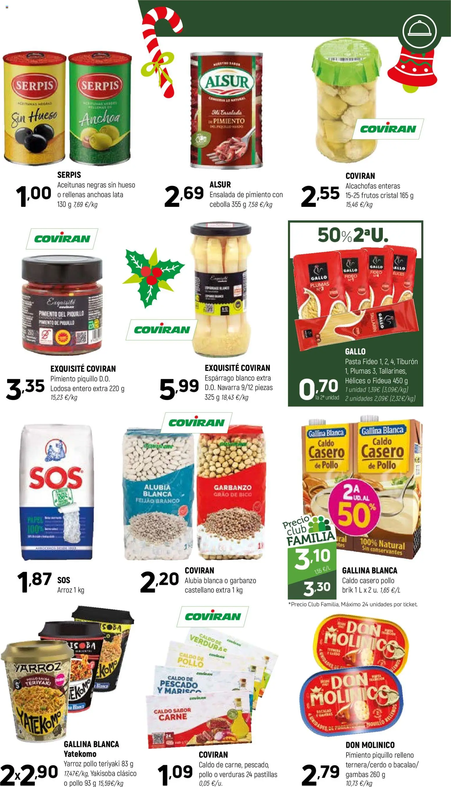 Coviran - Badajoz │ válido desde el 02.12.2025 | Página: 11 | Productos: Arroz, Pasta, Ensalada, Παγωμένο τσάι