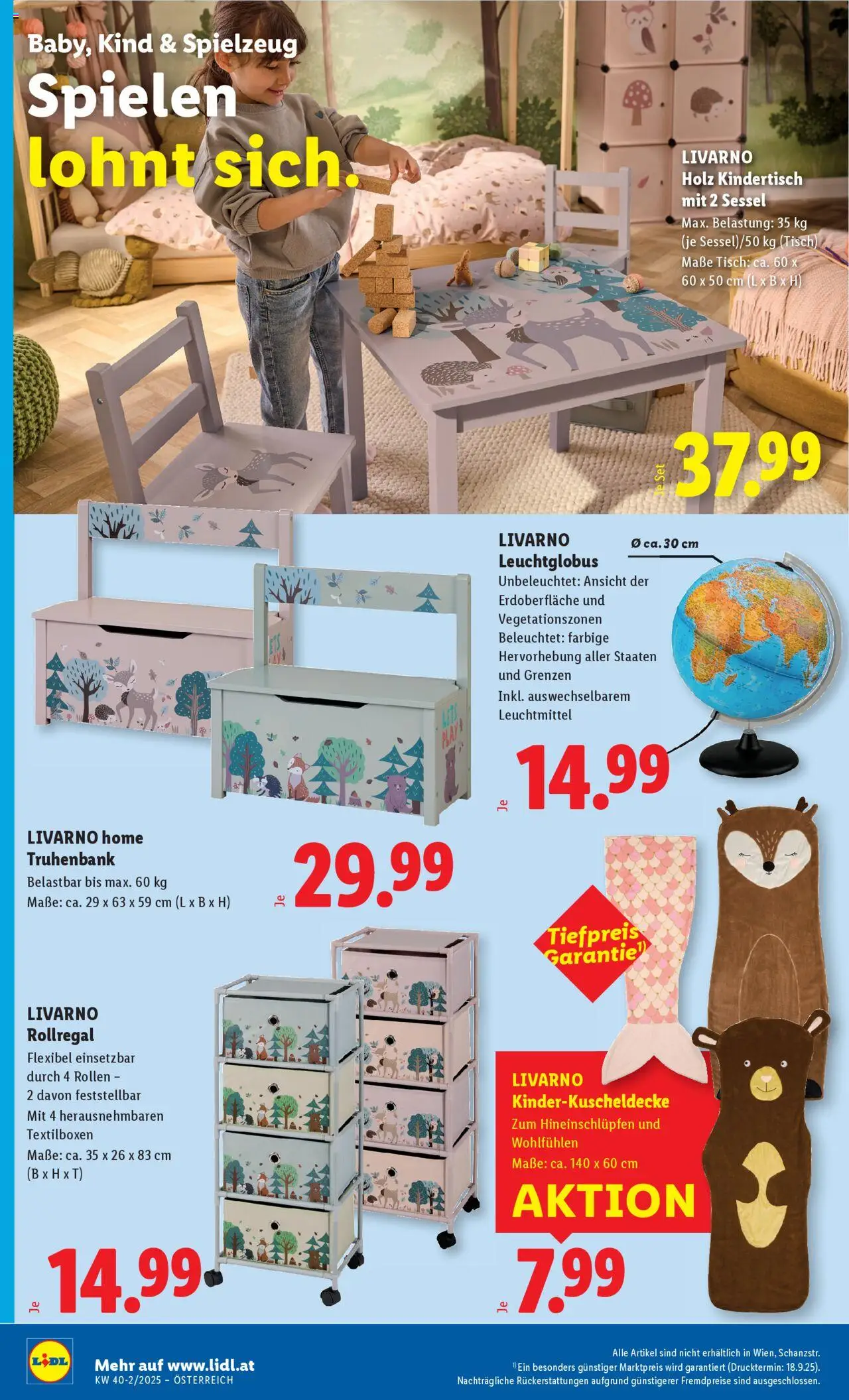 Lidl Flugblatt - Eisenstadt, Ebenfurth, Mattersburg gültig ab 02.10.2025 | Seite: 26 | Produkte: Sessel, Tisch