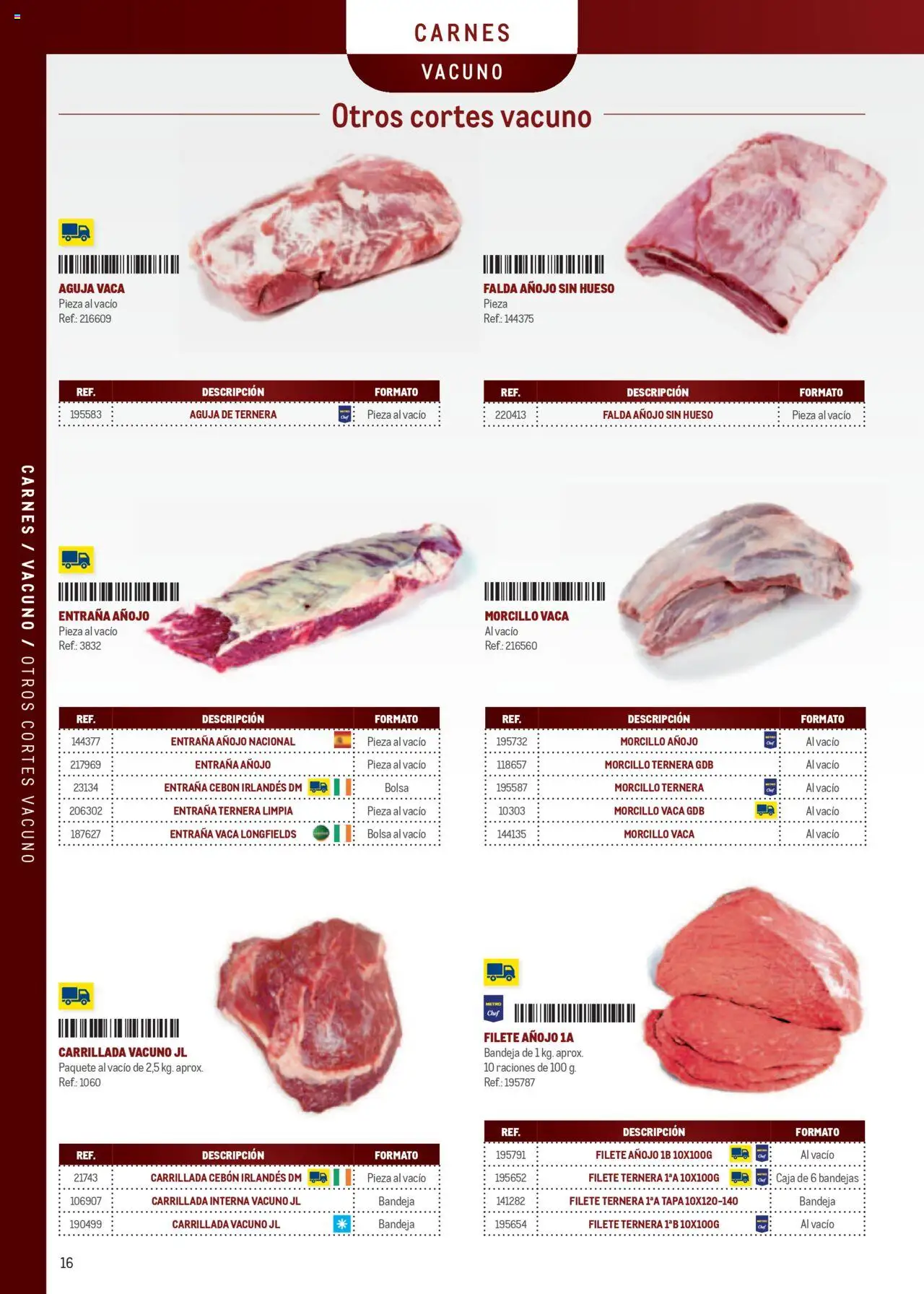Makro - Especia Carta Prat │ válido desde el 08.04.2025 | Página: 16 | Productos: Bolsa, Filete, Bandeja, Caja