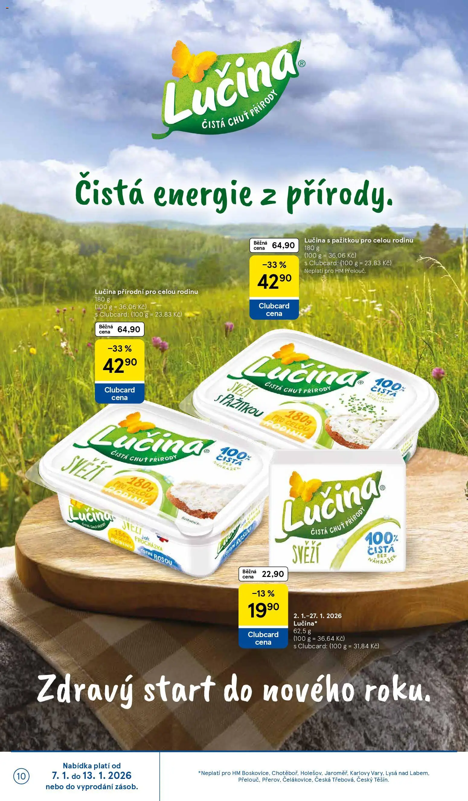 Tesco leták - Hypermarket od 07.01.2026 | Strana: 10 | Produkty: Lučina
