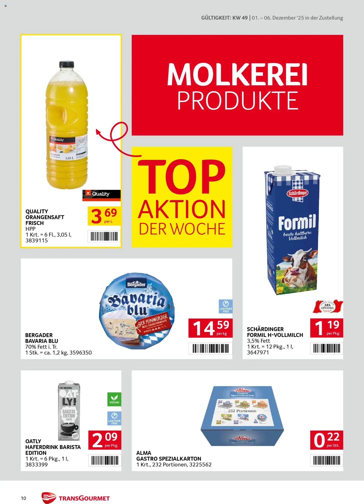 Transgourmet Zustellaktion gültig ab 01.12.2025 | Seite: 10