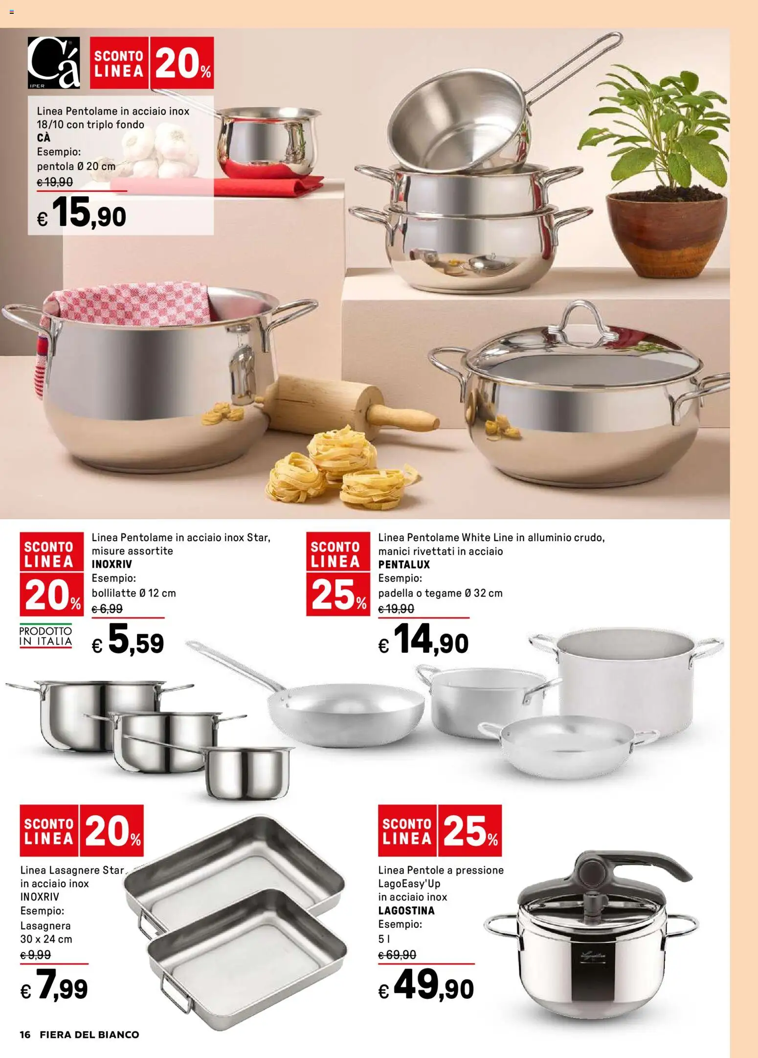 Volantino Iper del 27.12.2025 | Pagina: 16 | Prodotti: Padella, Alluminio