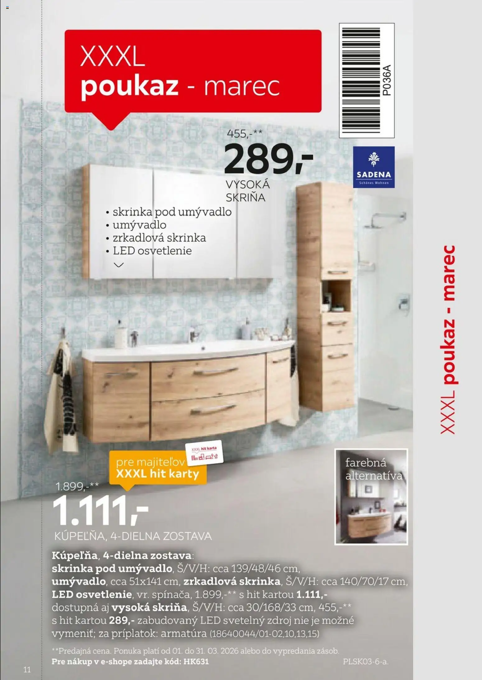 Nové XXXLutz akcie – leták je platný od 01.02.2026 | Strana: 11 | Produkty: Skriňa, Led osvetlenie, Osvetlenie, Skrinka pod umývadlo