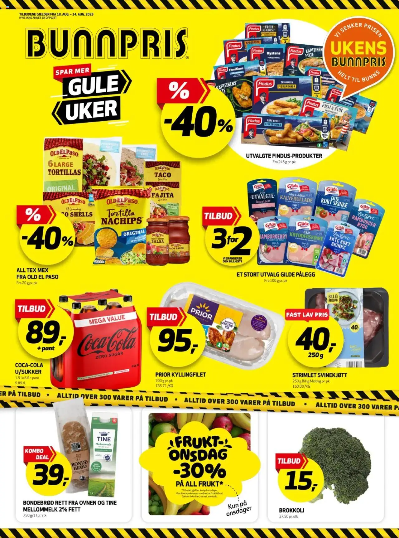 | Side: 1 | Produkter: Skinke, Hamburger, Avokado, Taco
