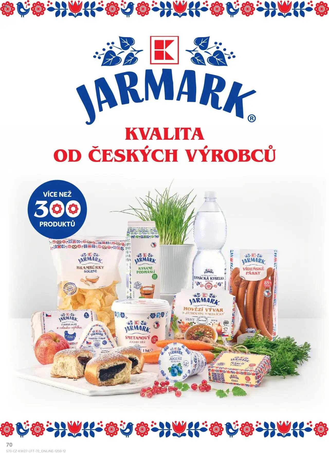Kaufland leták od 02.07.2025 | Strana: 70 | Produkty: Hovězí, Máslo, Vídeňské párky, Tvrdý tvaroh