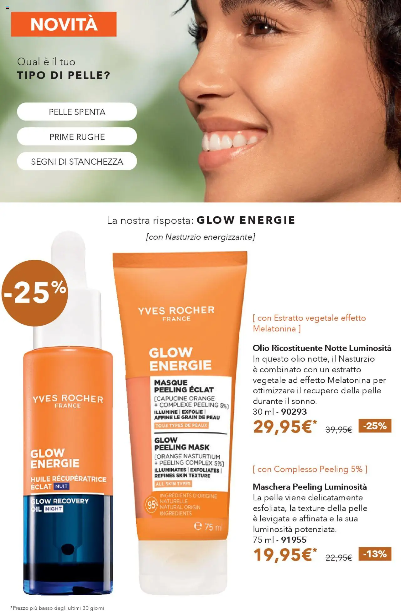 Volantino Yves Rocher del 17.10.2025 | Pagina: 22 | Prodotti: Maschera, Peeling, Olio