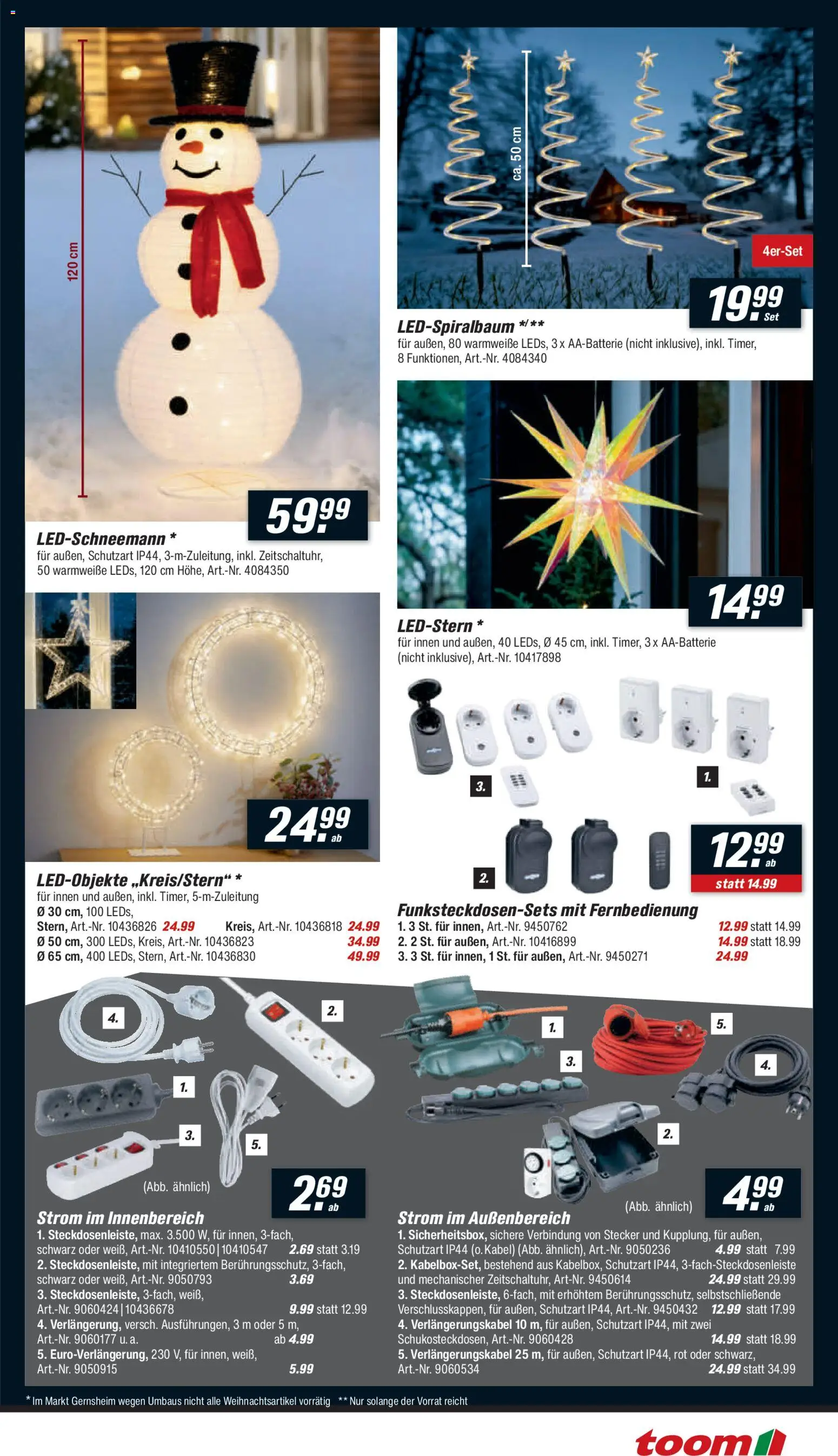 Toom Baumarkt - Black Friday – gültig ab 22.11.2025 | Seite: 5 | Produkte: Kabel