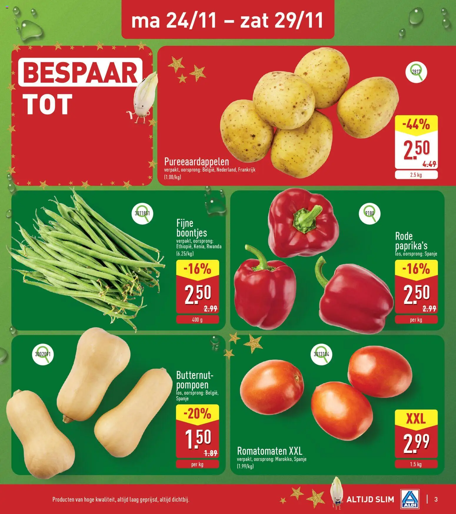 {H1} | Pagina: 3 | Producten: Pompoen