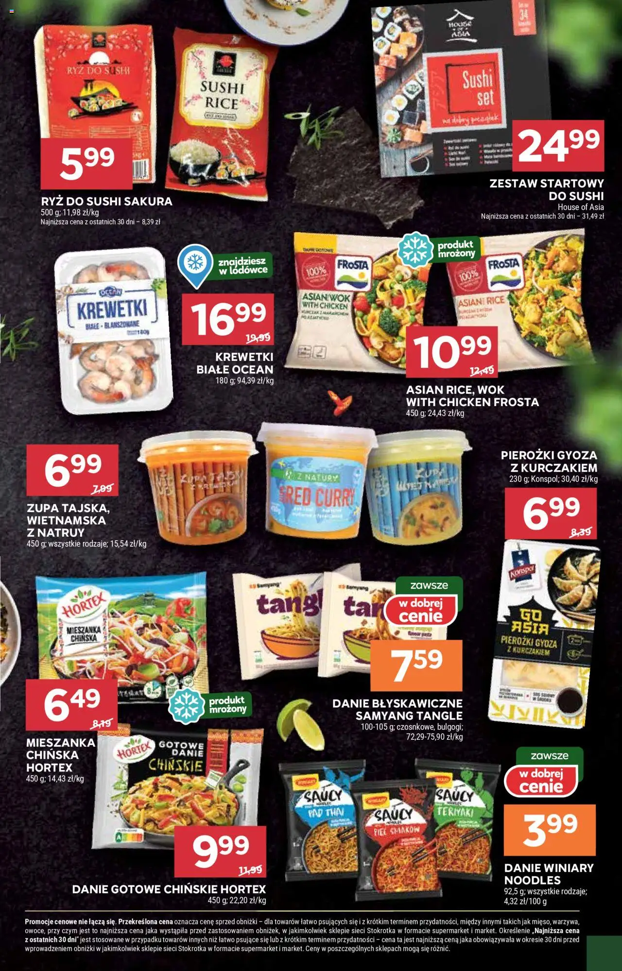 Stokrotka Gazetka od 09.10.2025 | Strona: 19 | Produkty: Curry, Gyoza, Sushi, Zupa