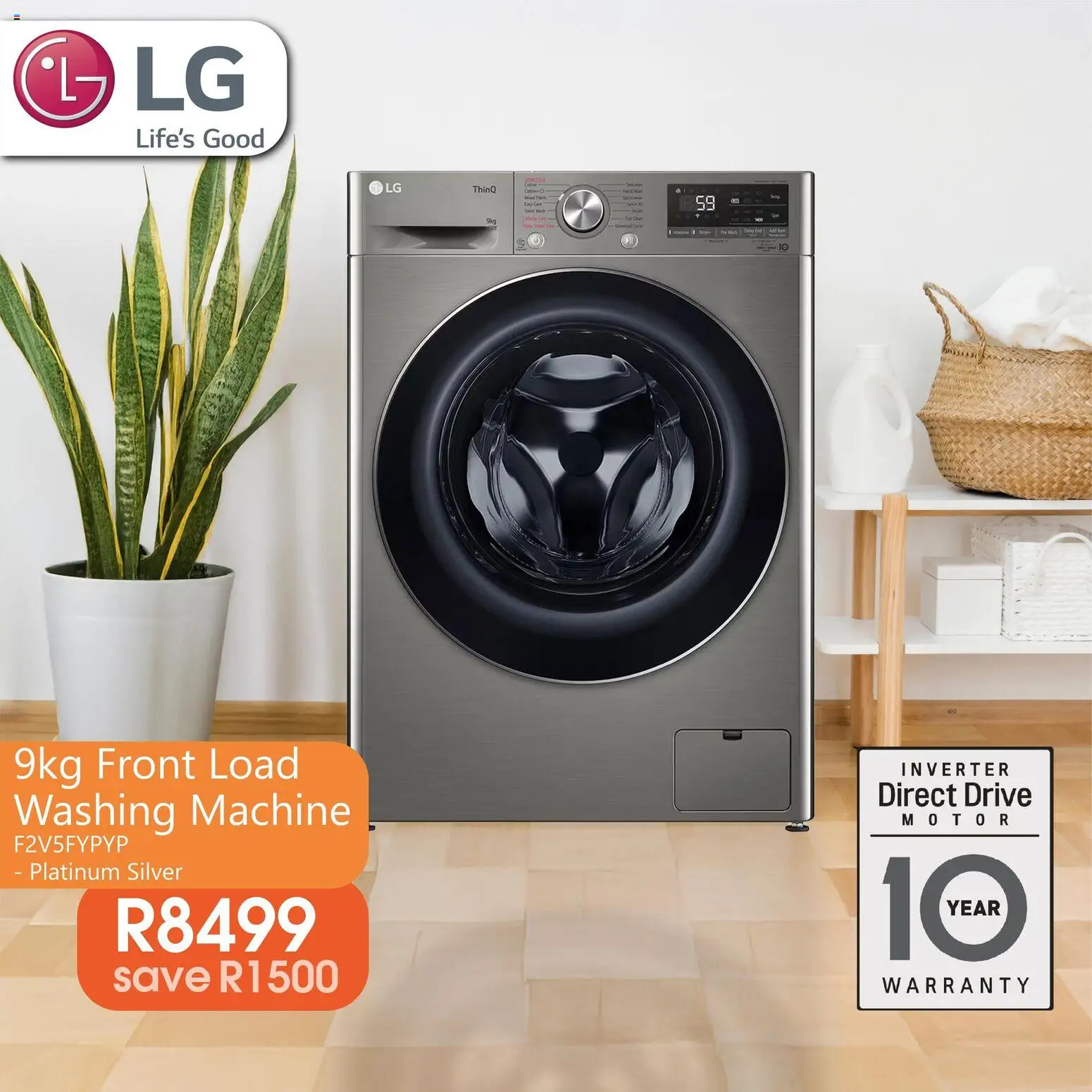 New Tafelberg Furnishers catalogue – valid from 26.02.2026 | Page: 7 | Products: Washing machine