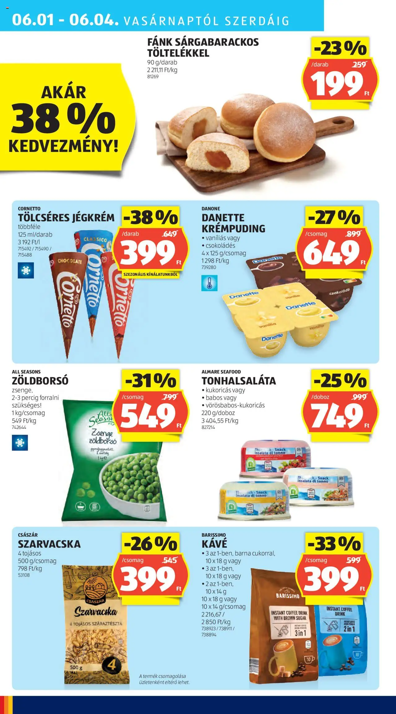 Aldi akciós ujság - amely érvényes a következő dátumtól: 29.05.2025 | Oldal: 32 | Termékek: Fánk, Kávé, Csokoládé, Száraztészta