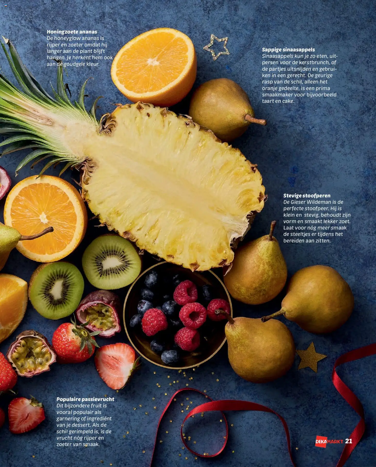 {H1} | Pagina: 21 | Producten: Taart, Sinaasappels, Ananas, Fruit