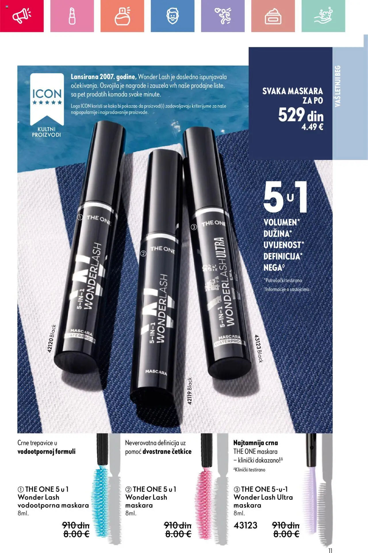 Oriflame katalog - važi od 22.06.2025 | Strana: 11 | Proizvode: Maskara