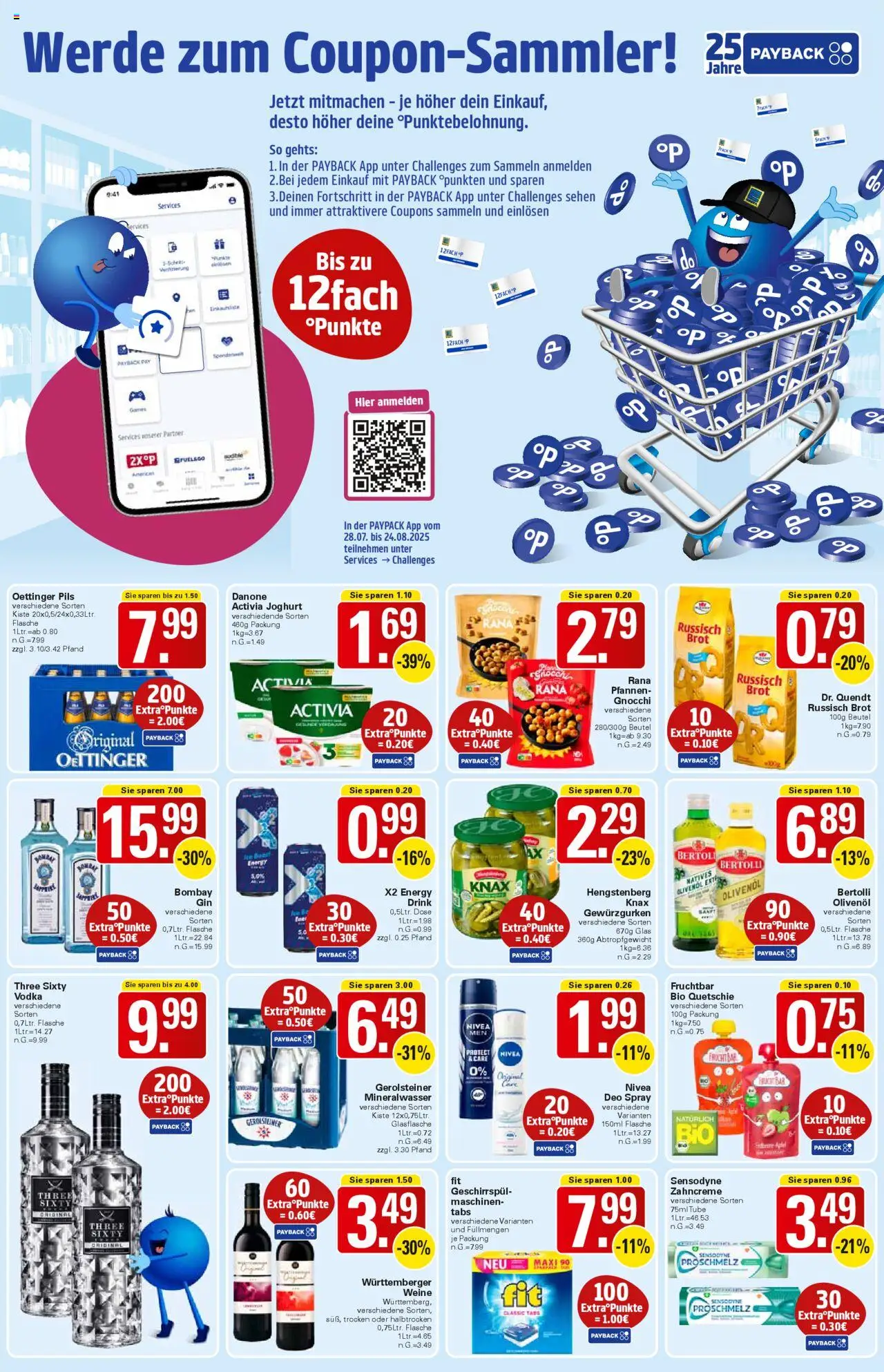 WEZ Prospekt - gültig ab dem 28.07.2025 | Seite: 13 | Produkte: Energy, Pils, Äpfel, Mineralwasser