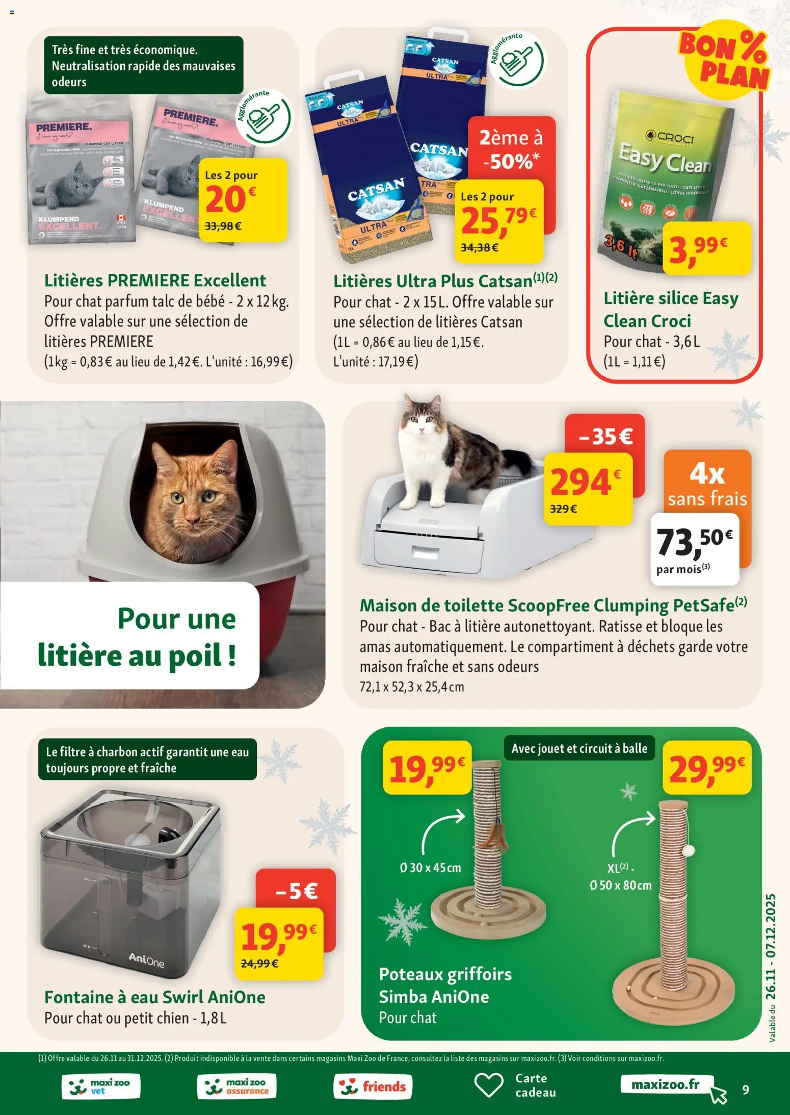 {H1} | Page: 9 | Produits: Filtre, Parfum, Litière