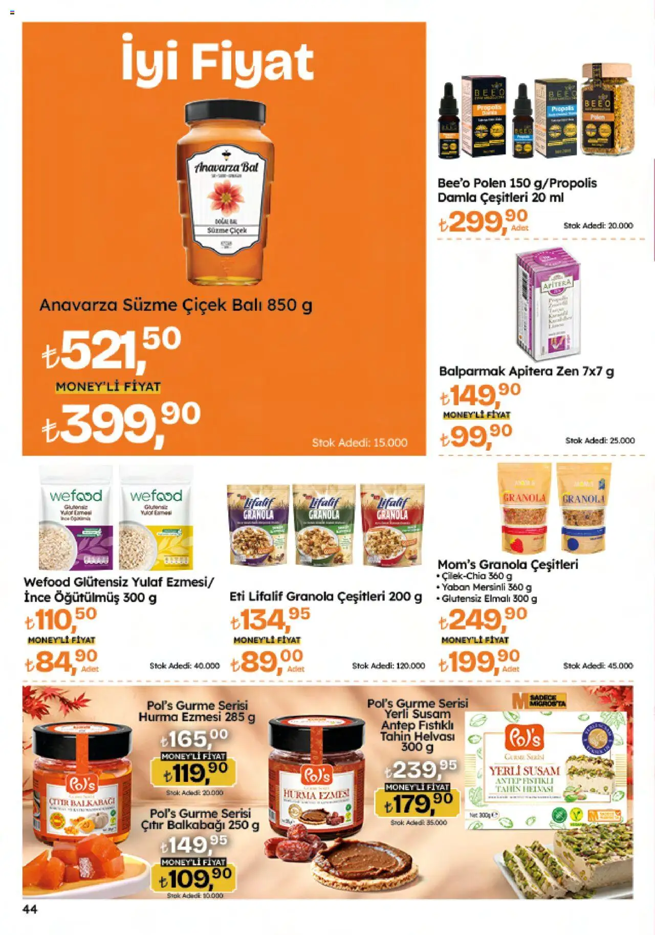 Migros Katalog - Migroskop - 25.09.2025 tarihinden itibaren geçerlidir | Sayfa: 44 | Ürünler: Yulaf, Balkabağı, Hurma