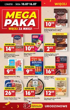 Biedronka gazetka - Oferta W tym tygodniu od 10.07.2025 | Strona: 36 | Produkty: Grill, Kiełbasa krakowska, Paluszki surimi, Pizza