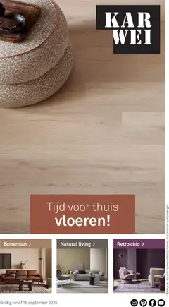 KARWEI - Vloerenspecial - Voorbeeld van een folder van KARWEI, geldig van 17.09.2025