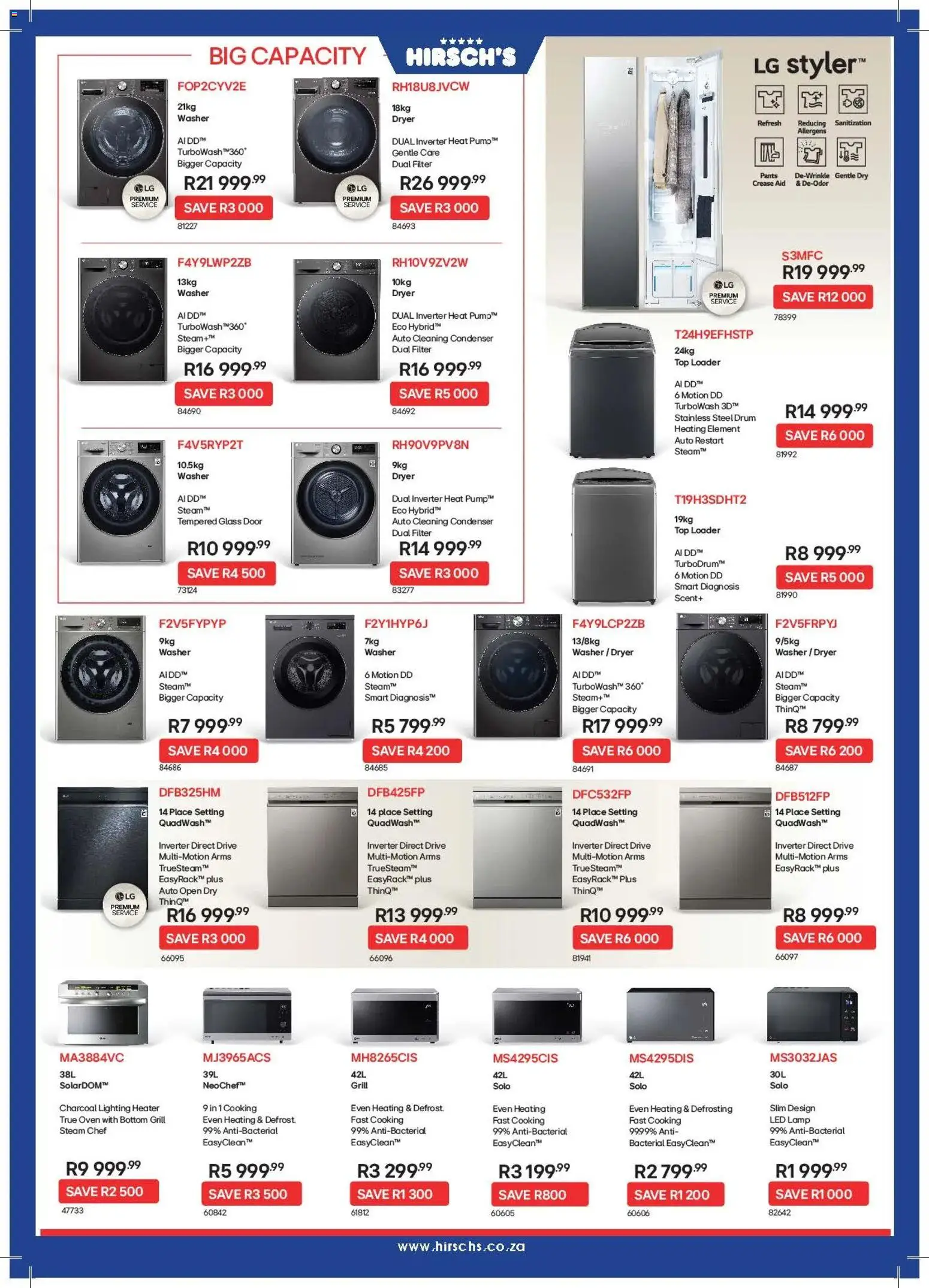 New Hirsch's catalogue – valid from 17.02.2026 | Page: 8 | Products: Dryer, Oven, Grill, Heater