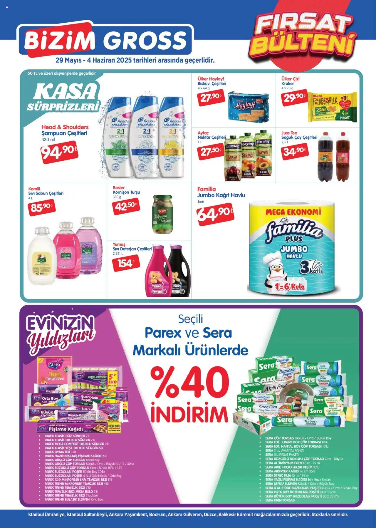 Bizim Toptan Bizim Gross Fırsat Bülteni - 29.05.2025 tarihinden itibaren geçerlidir | Sayfa: 2 | Ürünler: Vişne, Bot, Soğuk çay, Buzdolabı