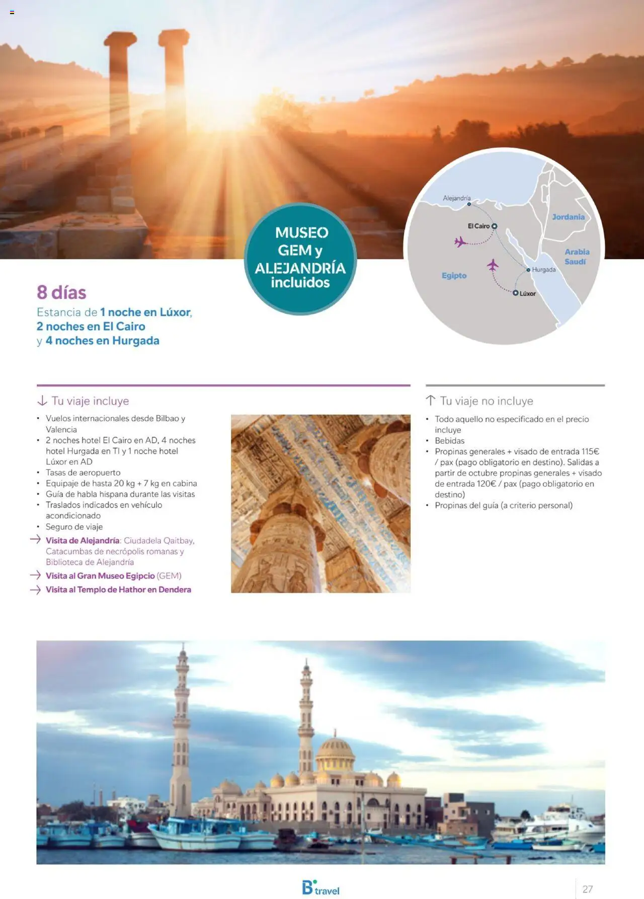 B the travel brand Egipto │ válido desde el 01.07.2025 | Página: 27