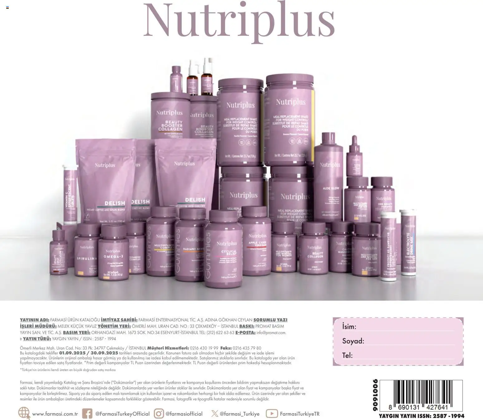 Farmasi Katalog - 01.11.2025 tarihinden itibaren geçerlidir | Sayfa: 148