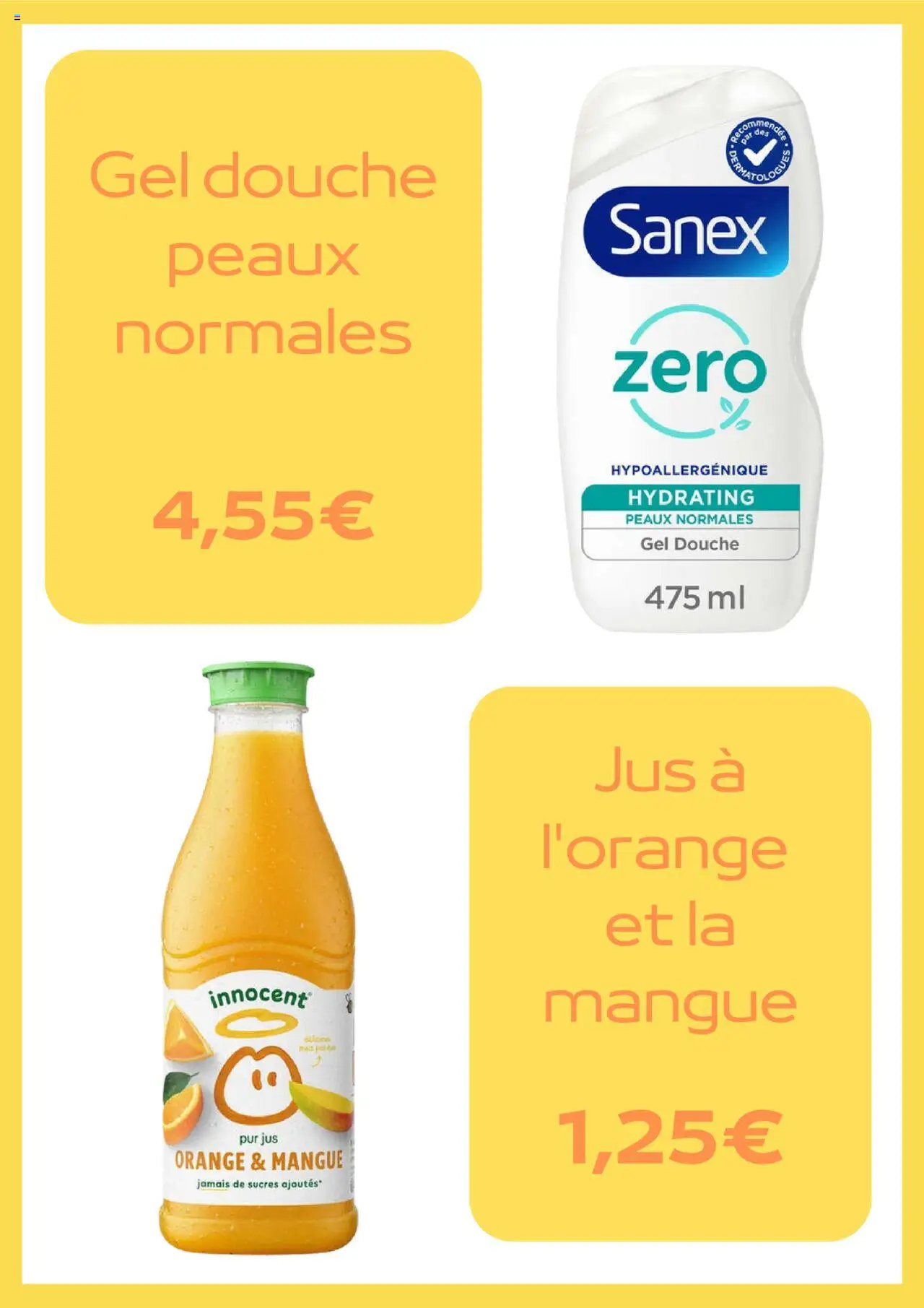  | Page: 2 | Produits: Mangue, Orange, Douche, Jus