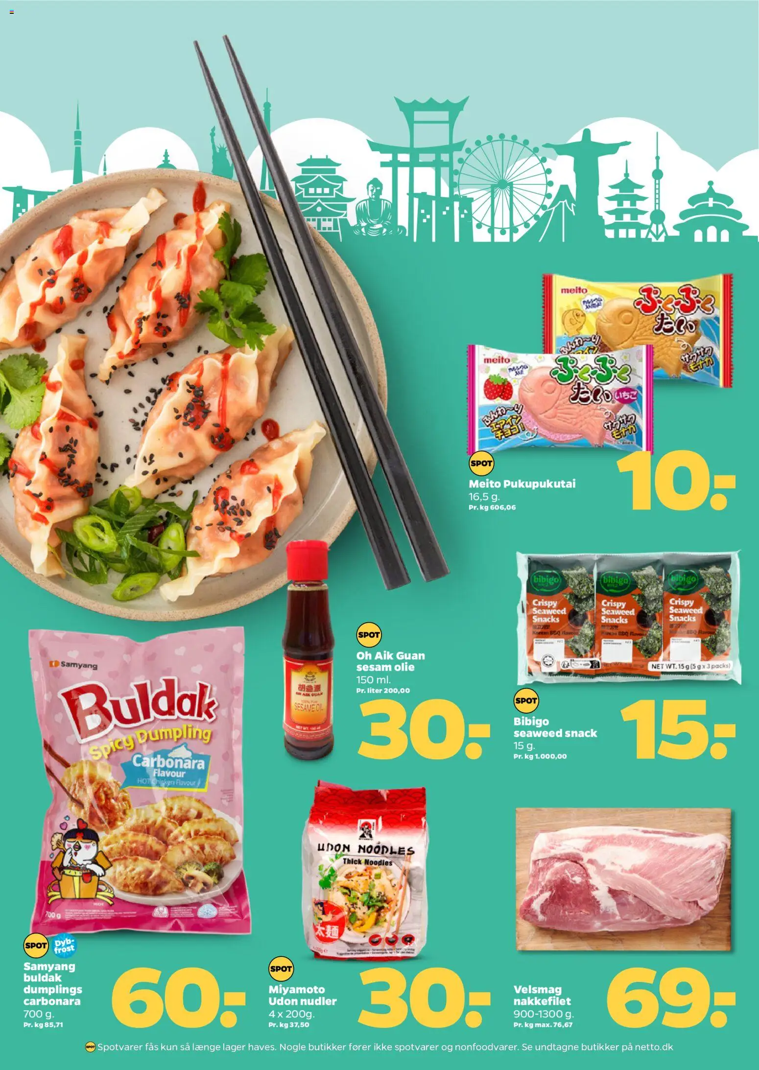 Netto tilbudsavis – gyldig fra 11.04.2026 | Side: 19 | Produkter: Olie, Nudler, Nakkefilet