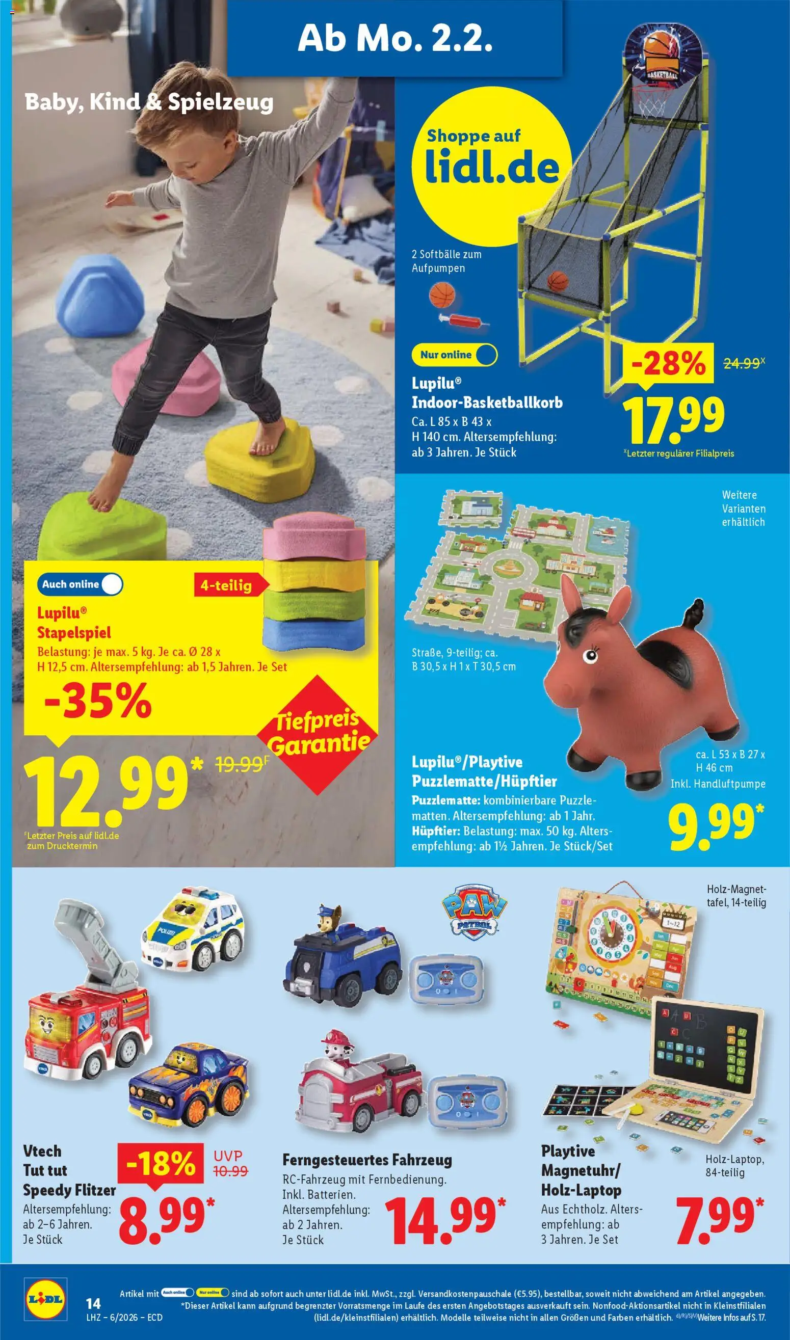 Lidl - Prospekt – gültig ab 02.02.2026 | Seite: 20 | Produkte: Basketball