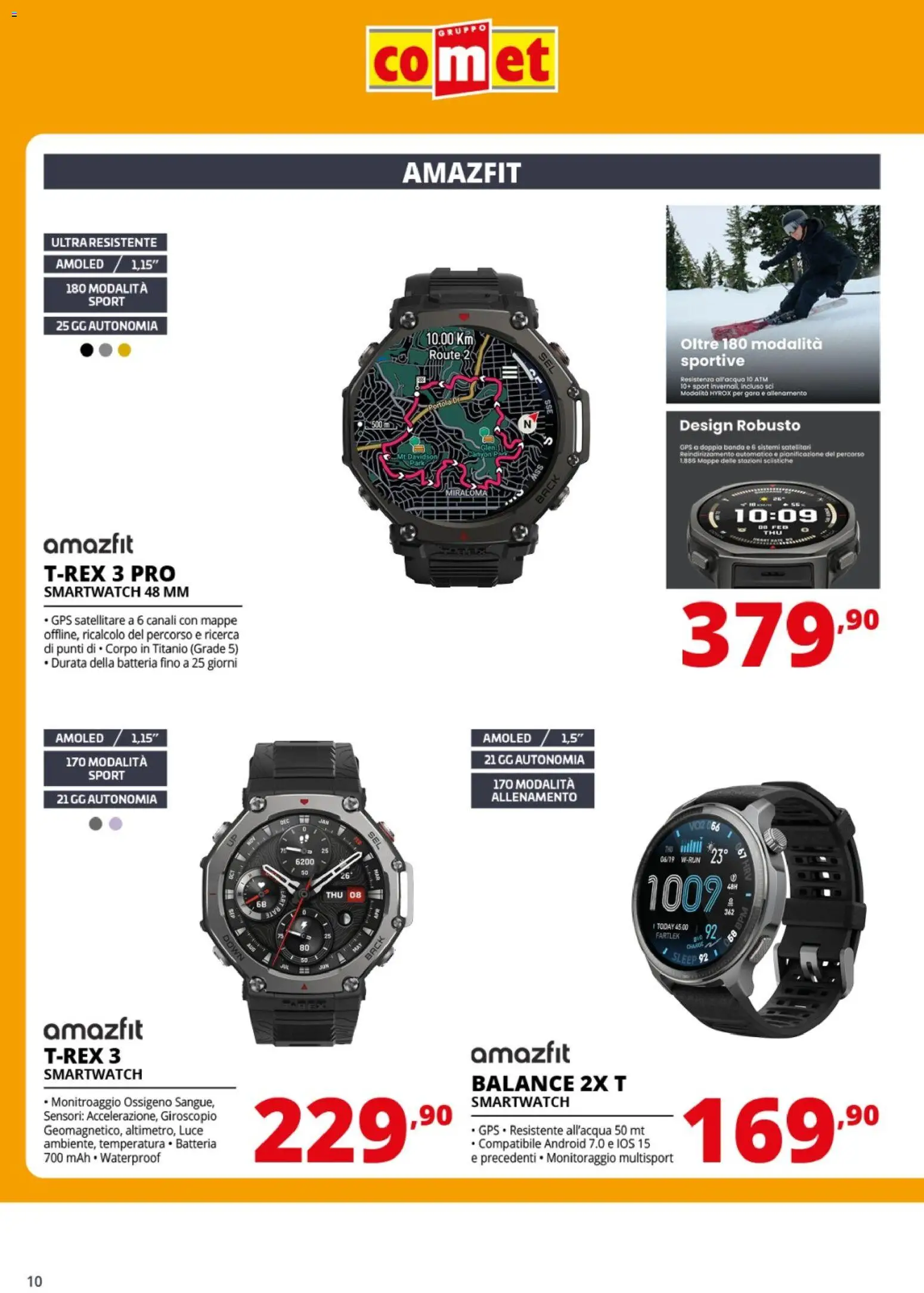 Volantino Comet del 20.03.2026 | Pagina: 10 | Prodotti: Satellitare, Smartwatch, Batteria