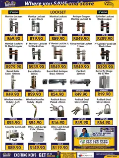 Laduma Hardware specials catalogue – valid from 01.04.2026 | Page: 21 | Products: Lock, Padlock, Gate