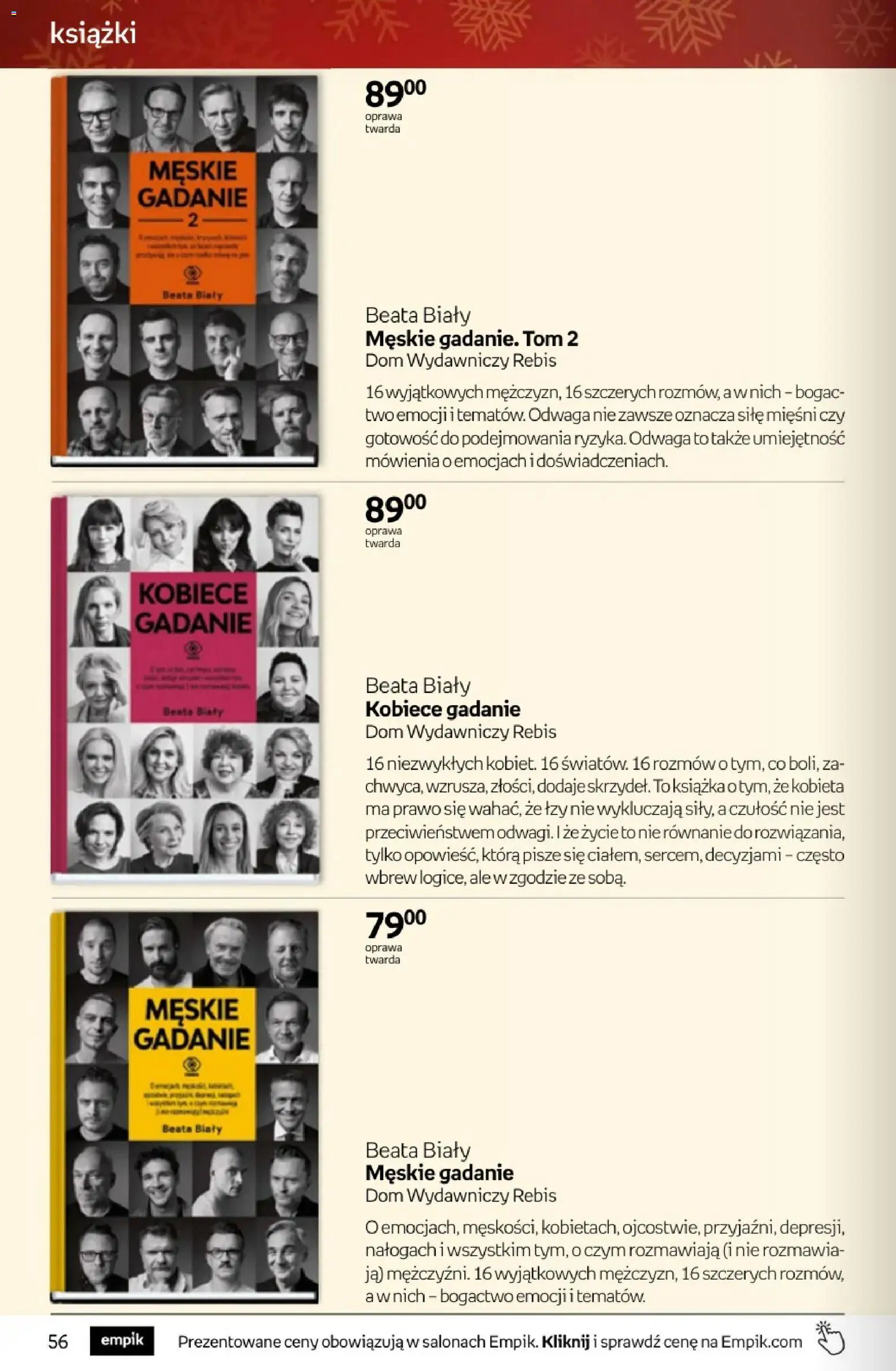 Empik promocje - Tom kultury Książki od 10.12.2025 | Strona: 56 | Produkty: Książki