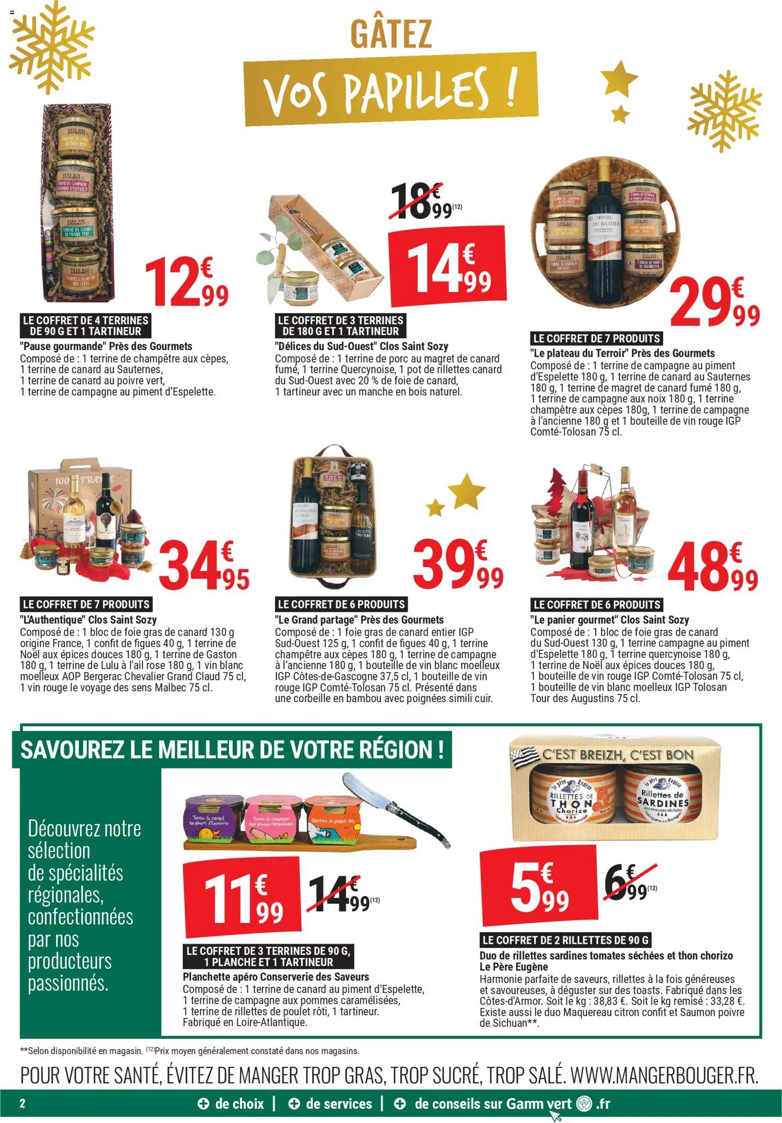 {H1} | Page: 2 | Produits: Chorizo, Magret de canard, Foie Gras de Canard, Vin