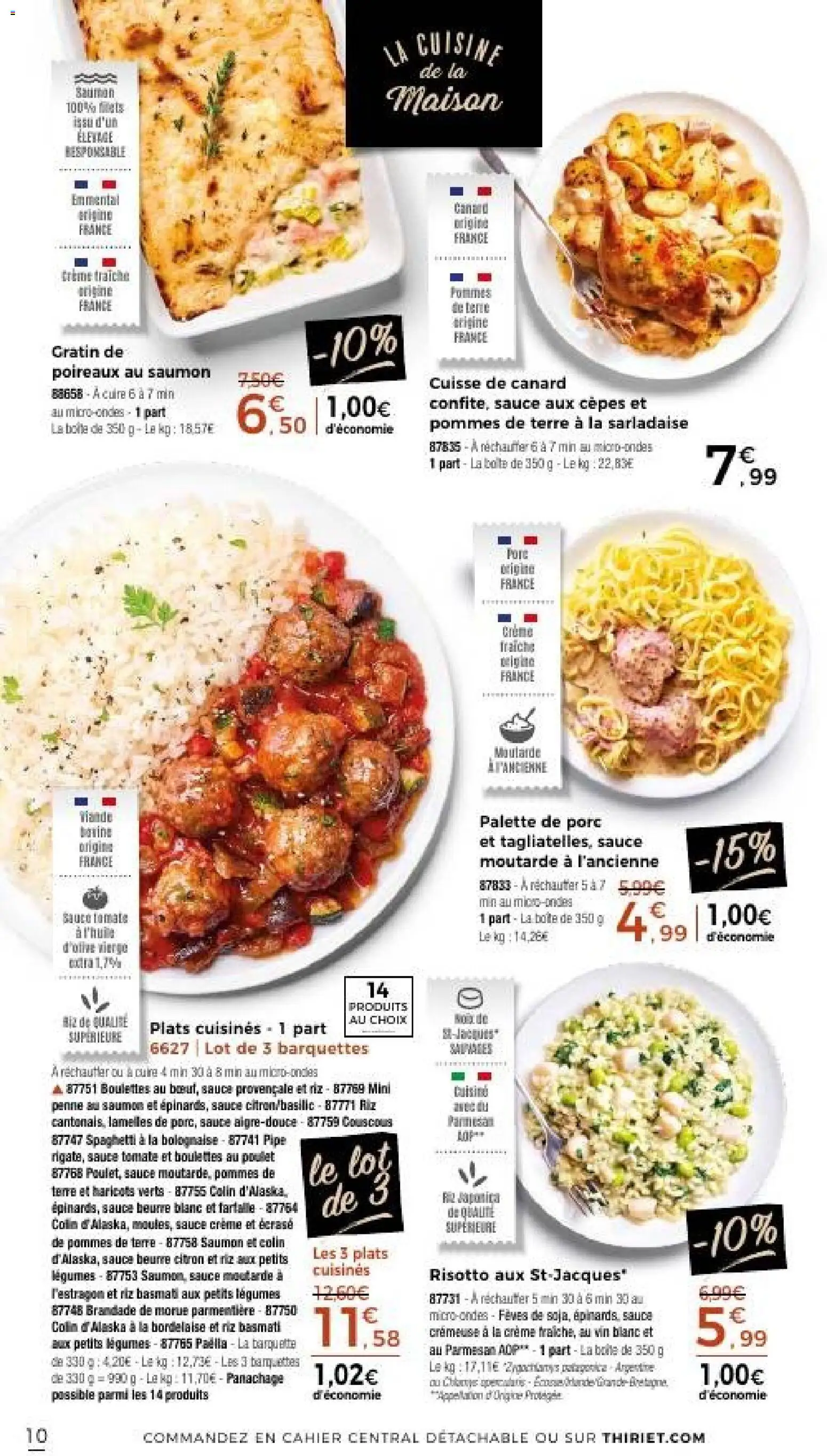 {H1} | Page: 10 | Produits: Citron, Moutarde, Crème fraiche, Pommes de terre