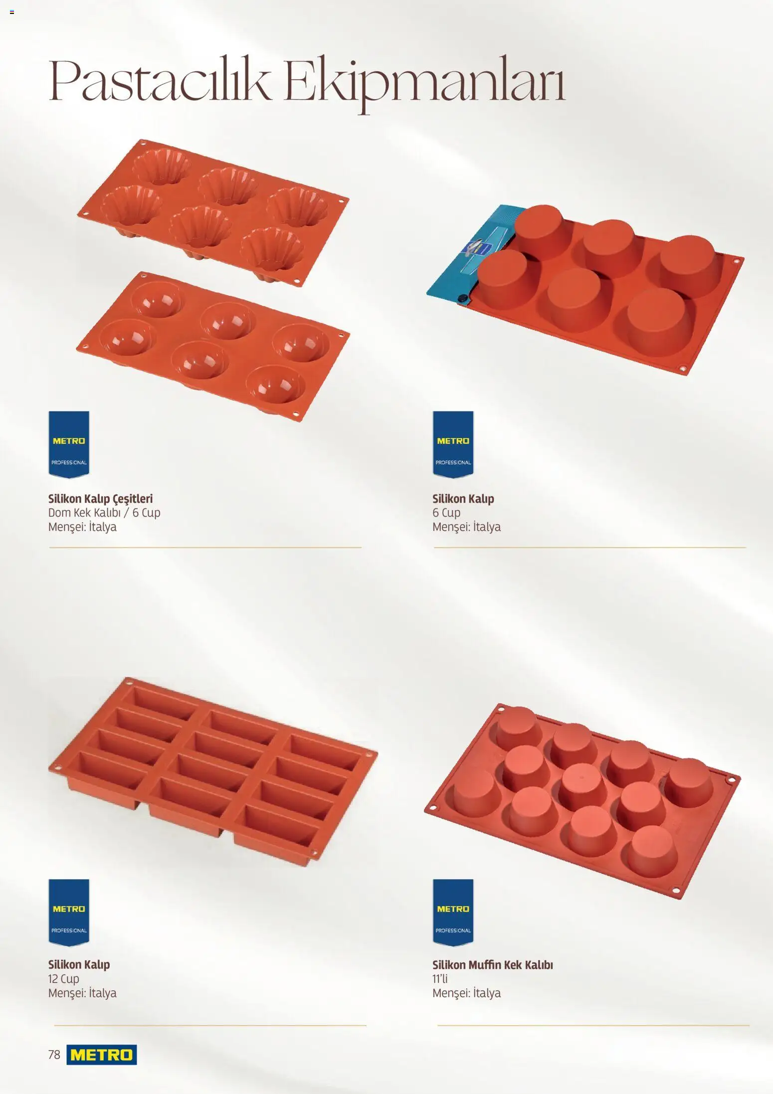 Metro - Pastacılık Kataloğu - 06.04.2026 tarihinden itibaren geçerlidir | Sayfa: 78