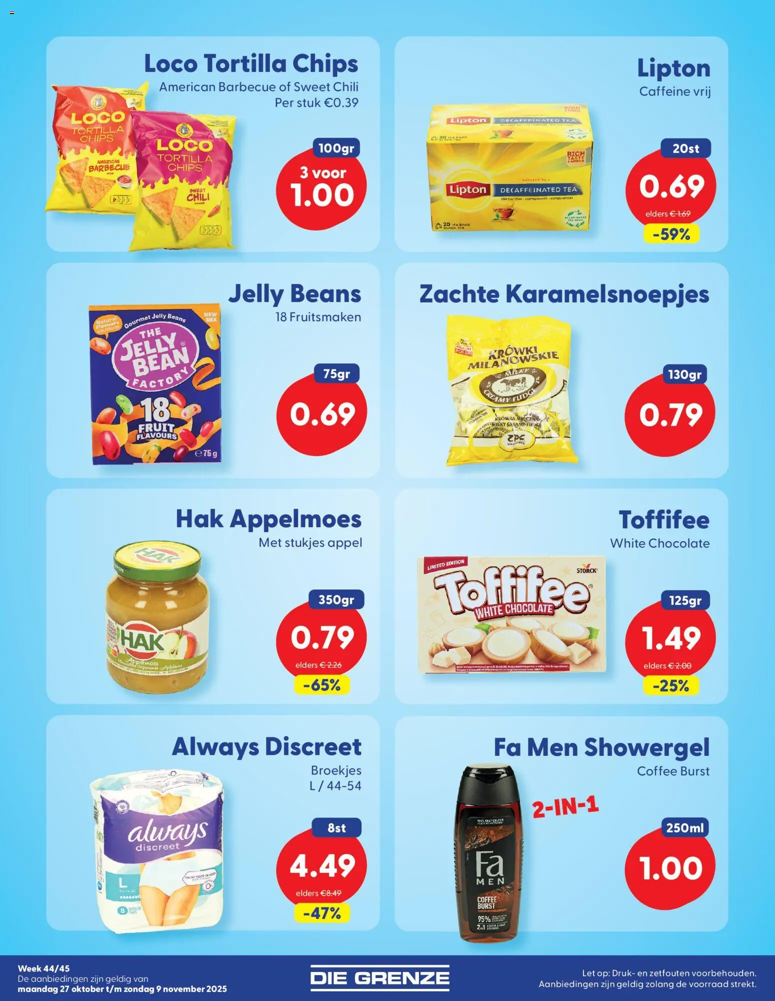{H1} | Pagina: 4 | Producten: Chips, Tortilla, Fruit, Appel