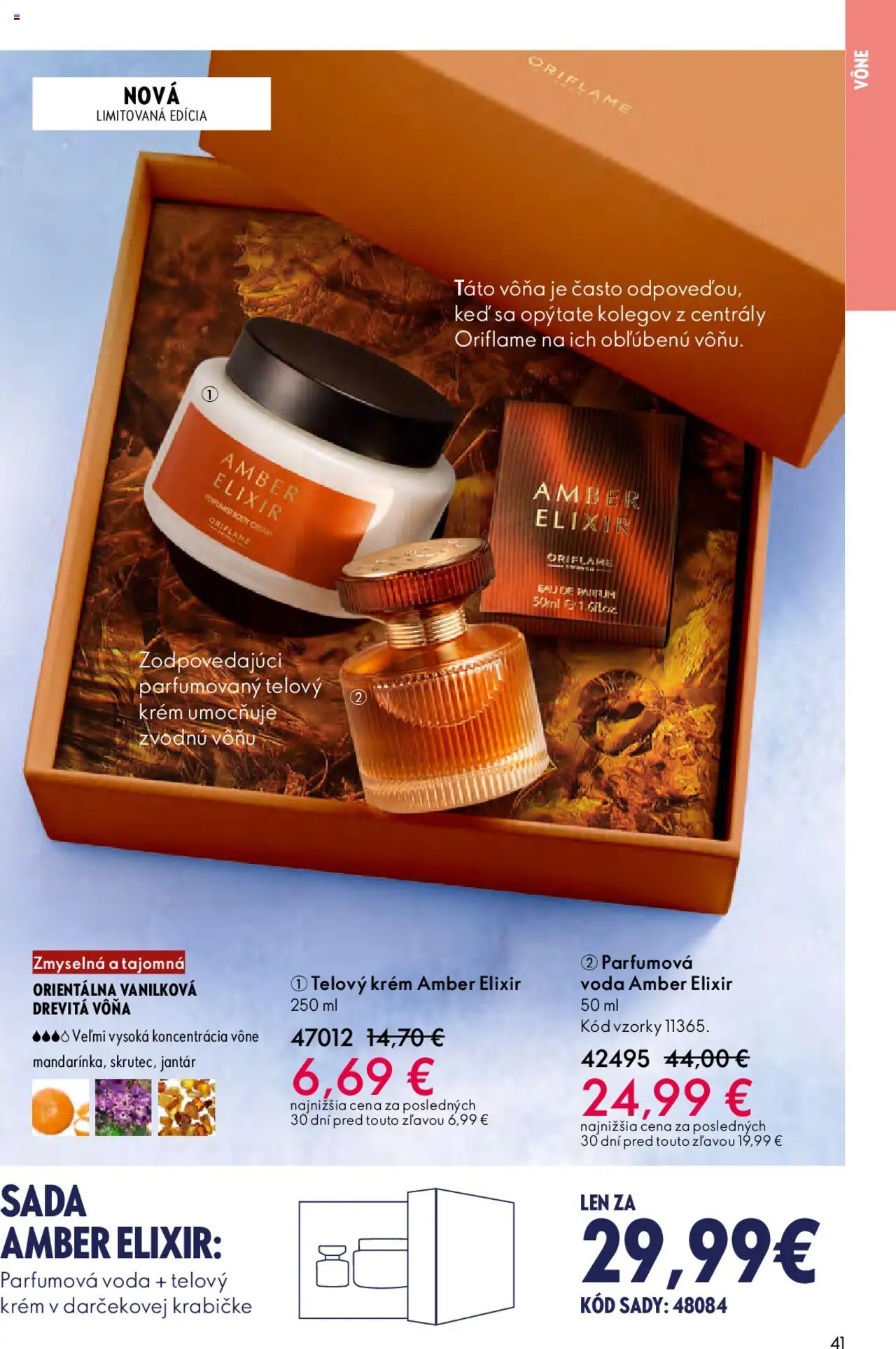 Nové Oriflame akcie – leták je platný od 12.11.2025 | Strana: 41 | Produkty: Telový krém, Krém, Voda
