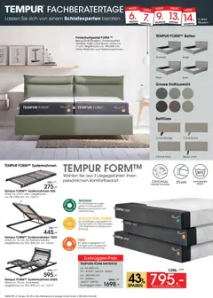 Zurbrüggen Tempur Fachberatertage ab 06.03.2026 gültig | Seite: 2