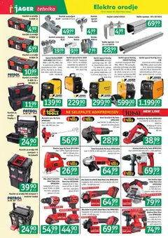 Jager katalog akcije – veljaven od 01.04.2026 | Stran: 10 | Izdelki: Voziček, Vrtalnik, Kovcek, Kladivo