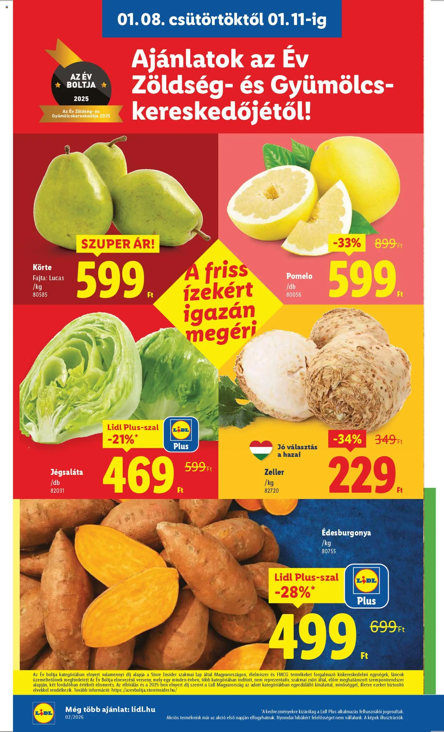 Lidl akciós ujság - amely érvényes a következő dátumtól: 08.01.2026 | Oldal: 8