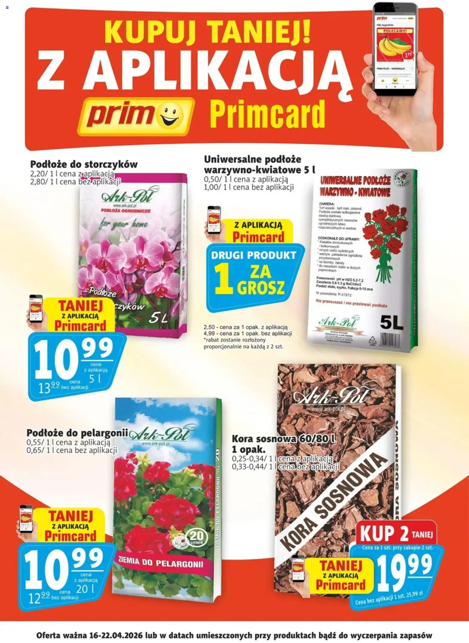 Prim Market promocje - Primcard od 16.04.2026 | Strona: 2 | Produkty: Ziemia
